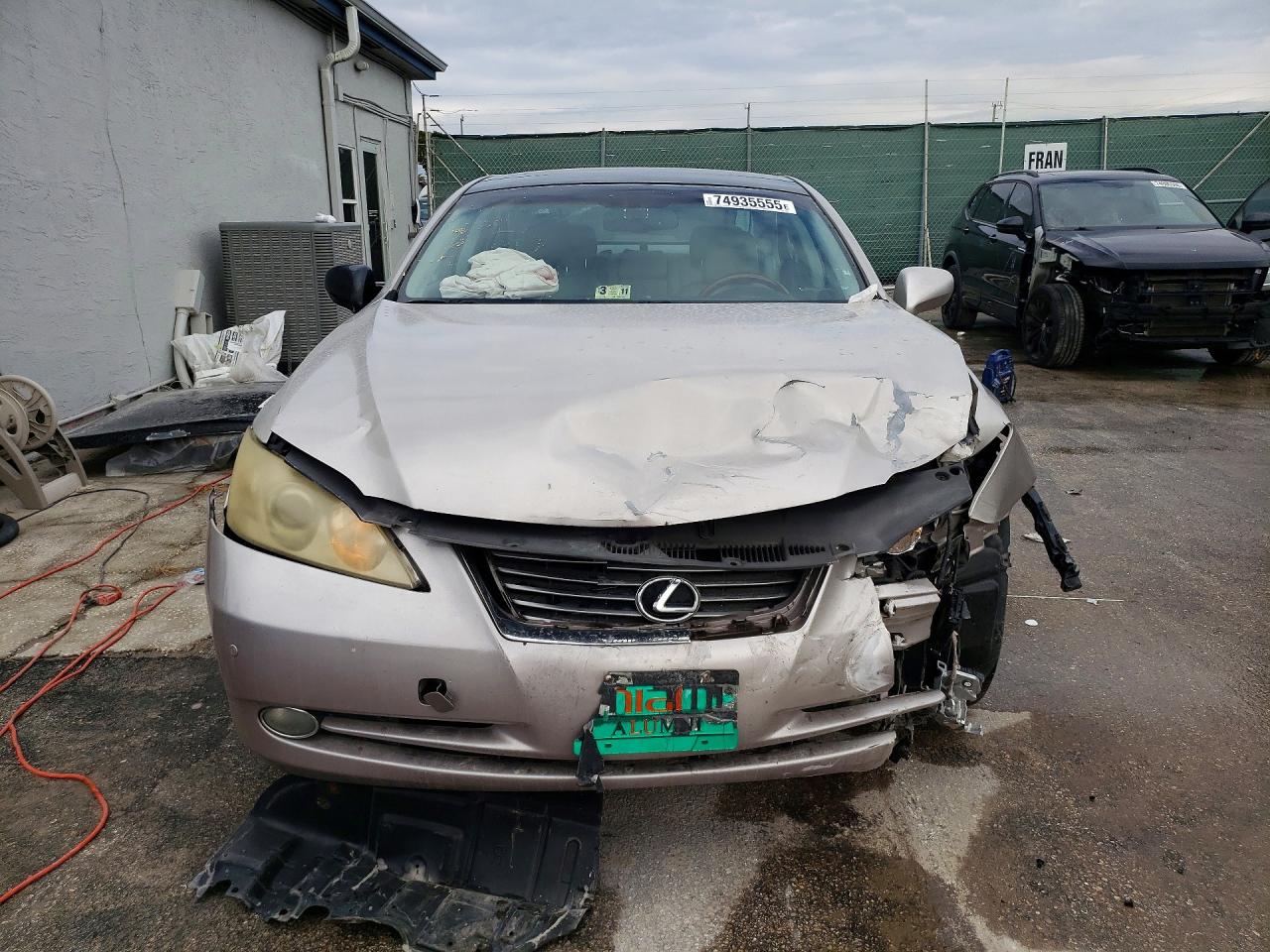 2008 Lexus Es 350 Base Silver vin: JTHBJ46G082186333