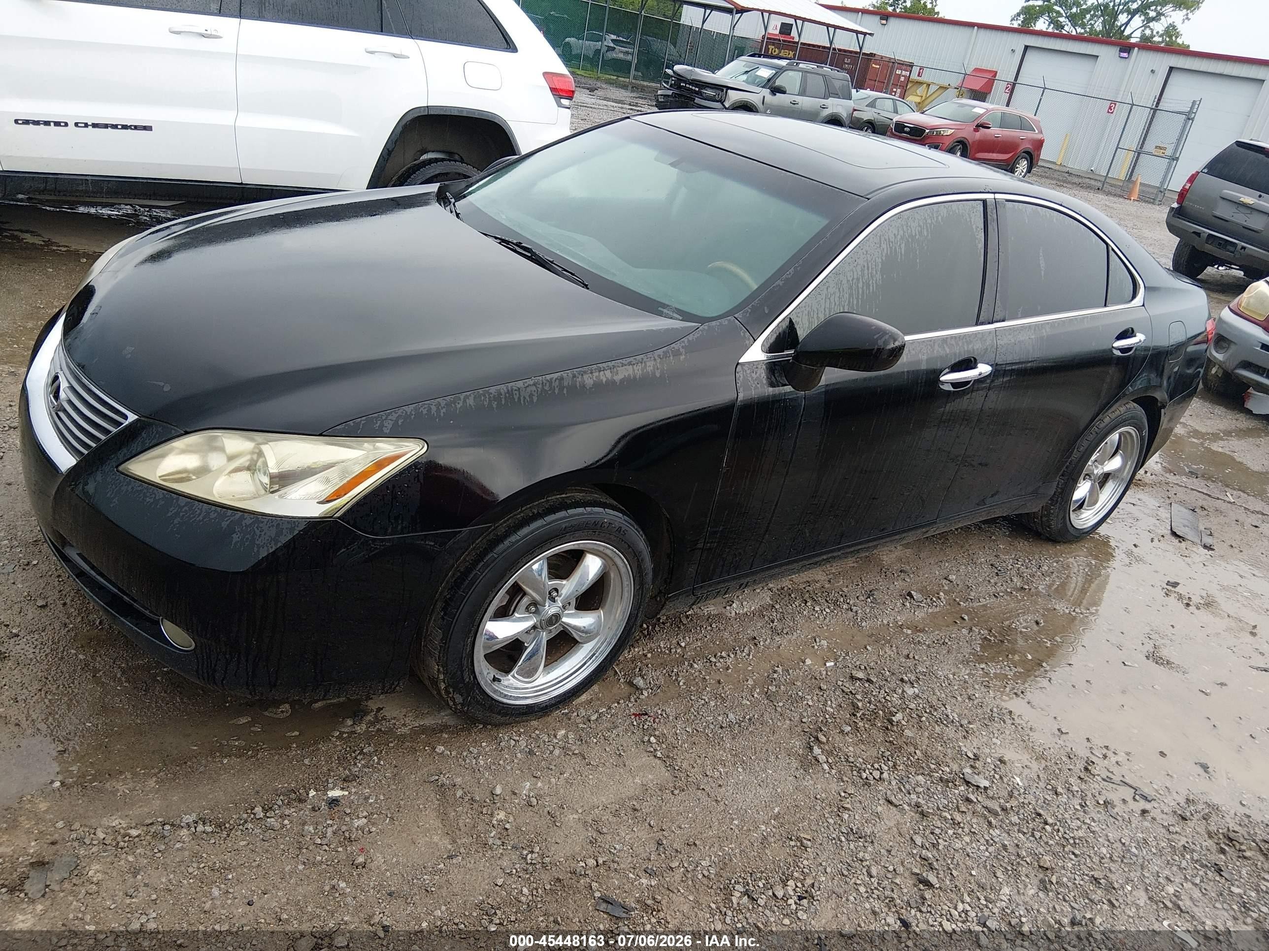 2008 Lexus Es 350   Black vin: JTHBJ46G082189314
