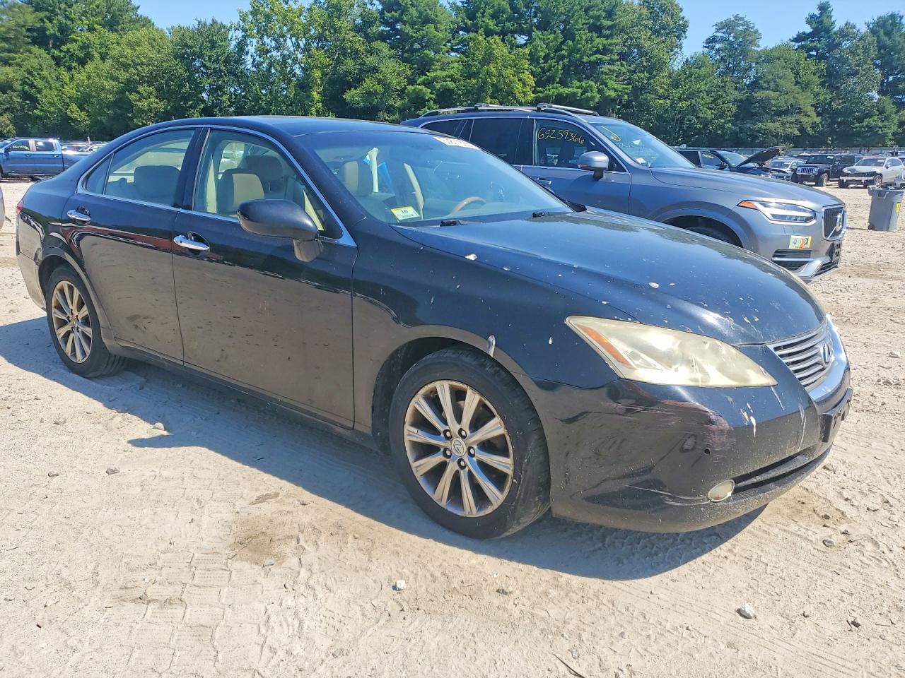 2008 Lexus Es 350 Black vin: JTHBJ46G082205298