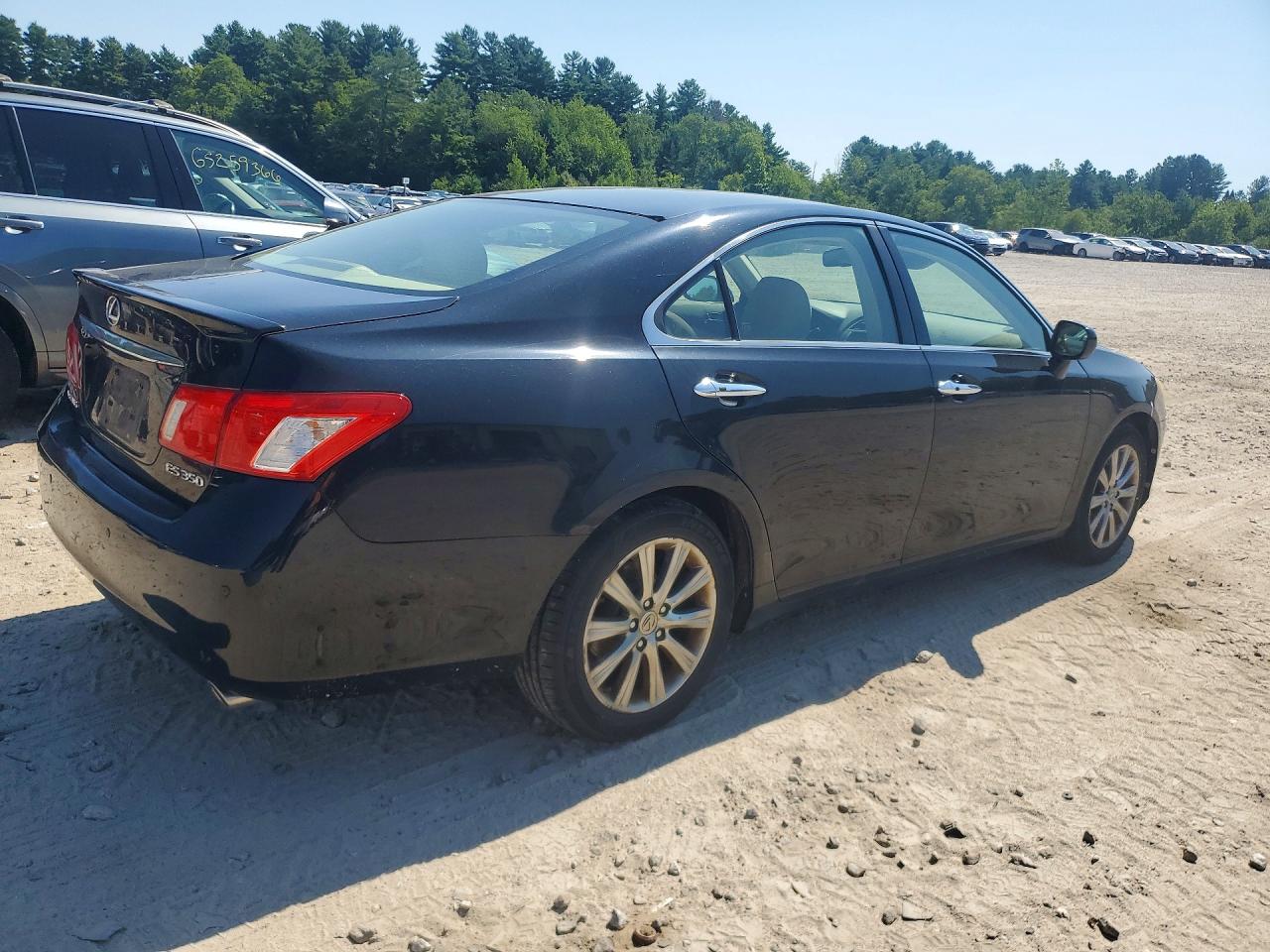 2008 Lexus Es 350 Black vin: JTHBJ46G082205298