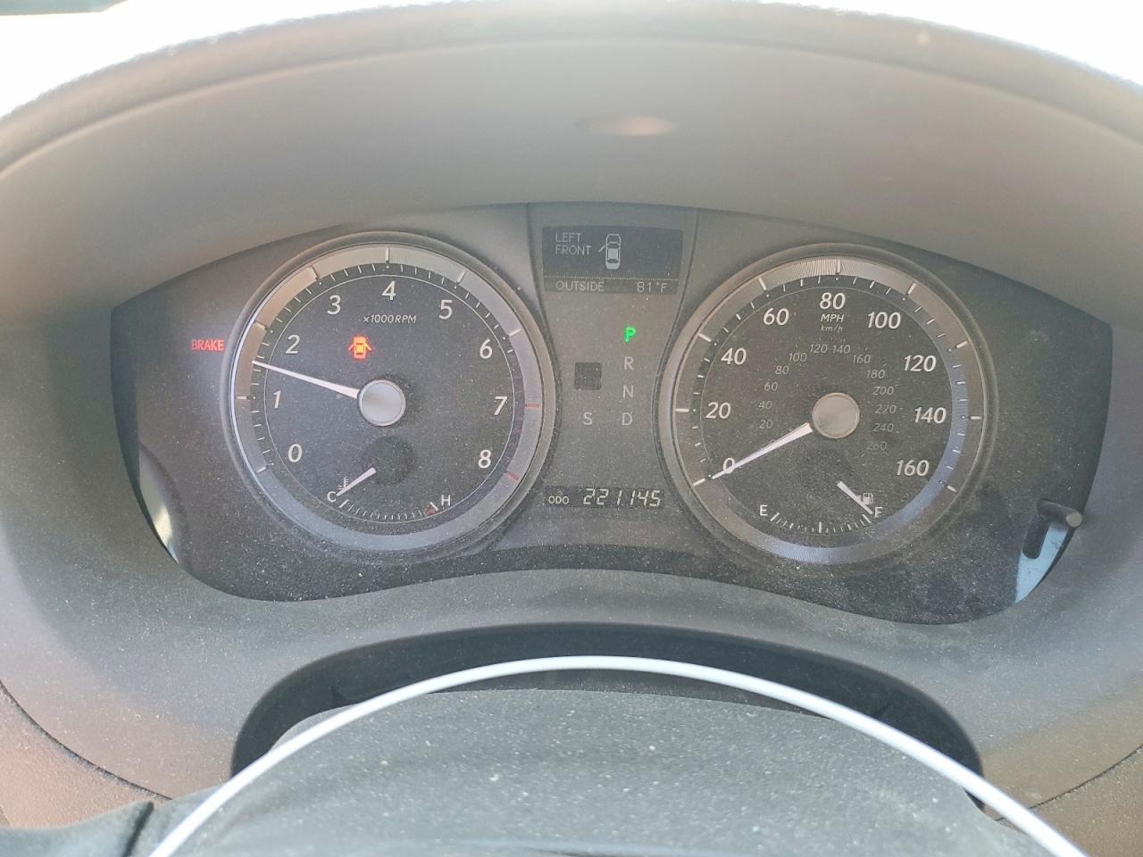 2008 Lexus Es 350 Black vin: JTHBJ46G082205298