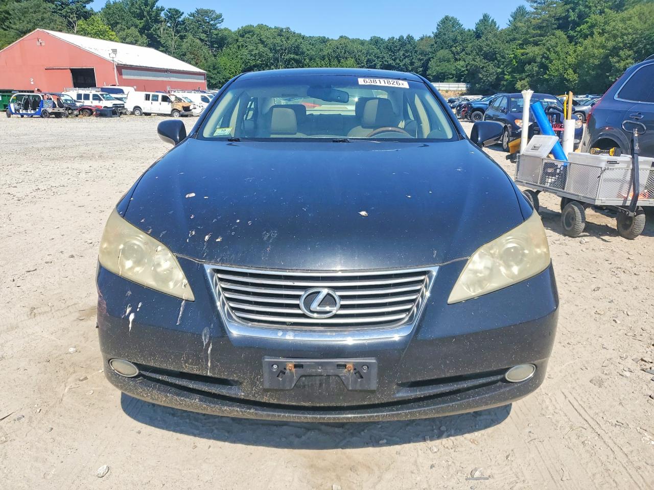 2008 Lexus Es 350 Black vin: JTHBJ46G082205298