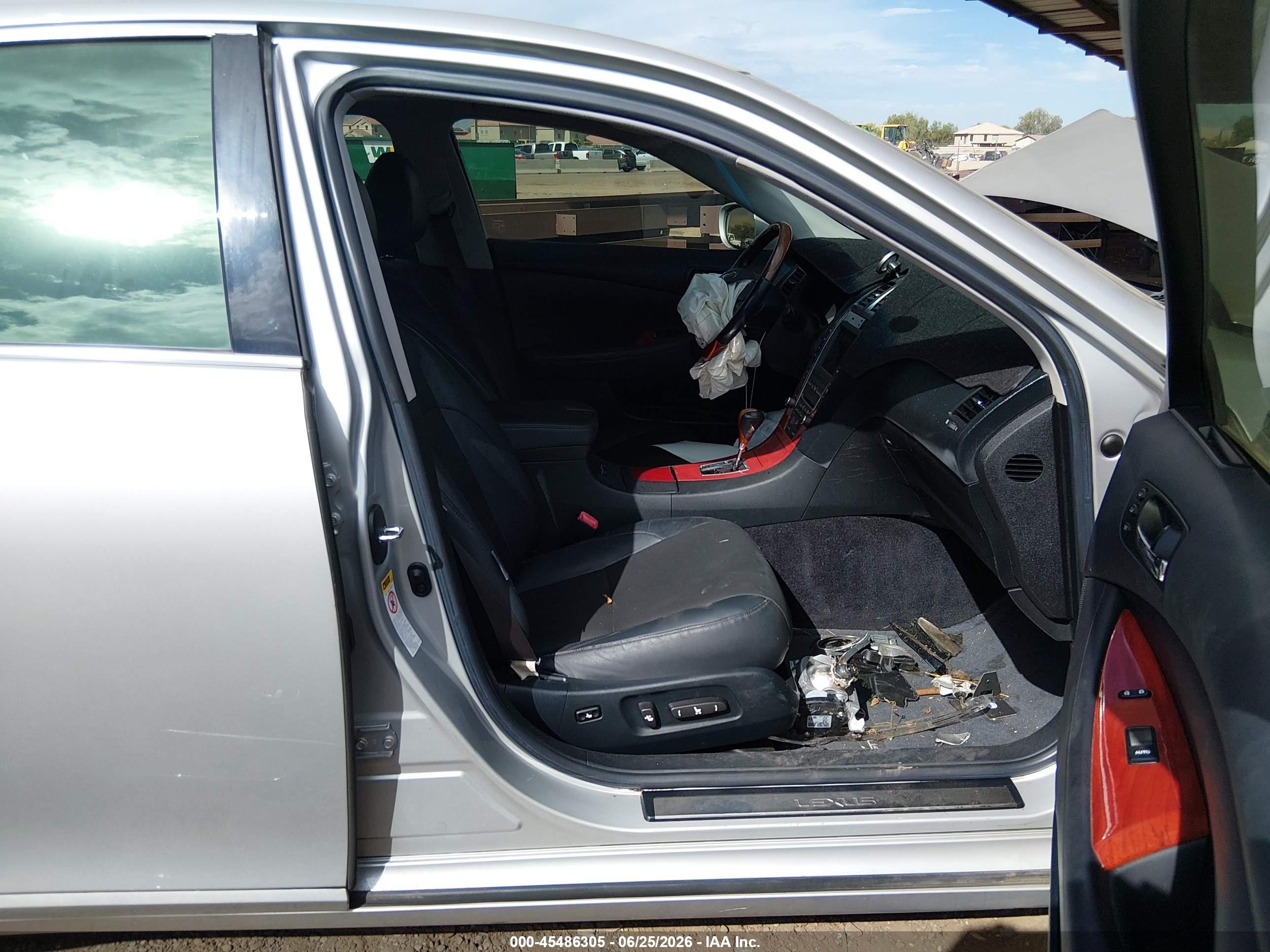 2008 Lexus Es 350 Silver vin: JTHBJ46G082211103