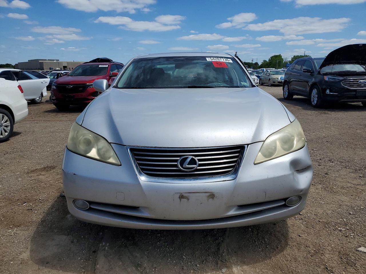 2008 Lexus Es 350 Silver vin: JTHBJ46G082213546