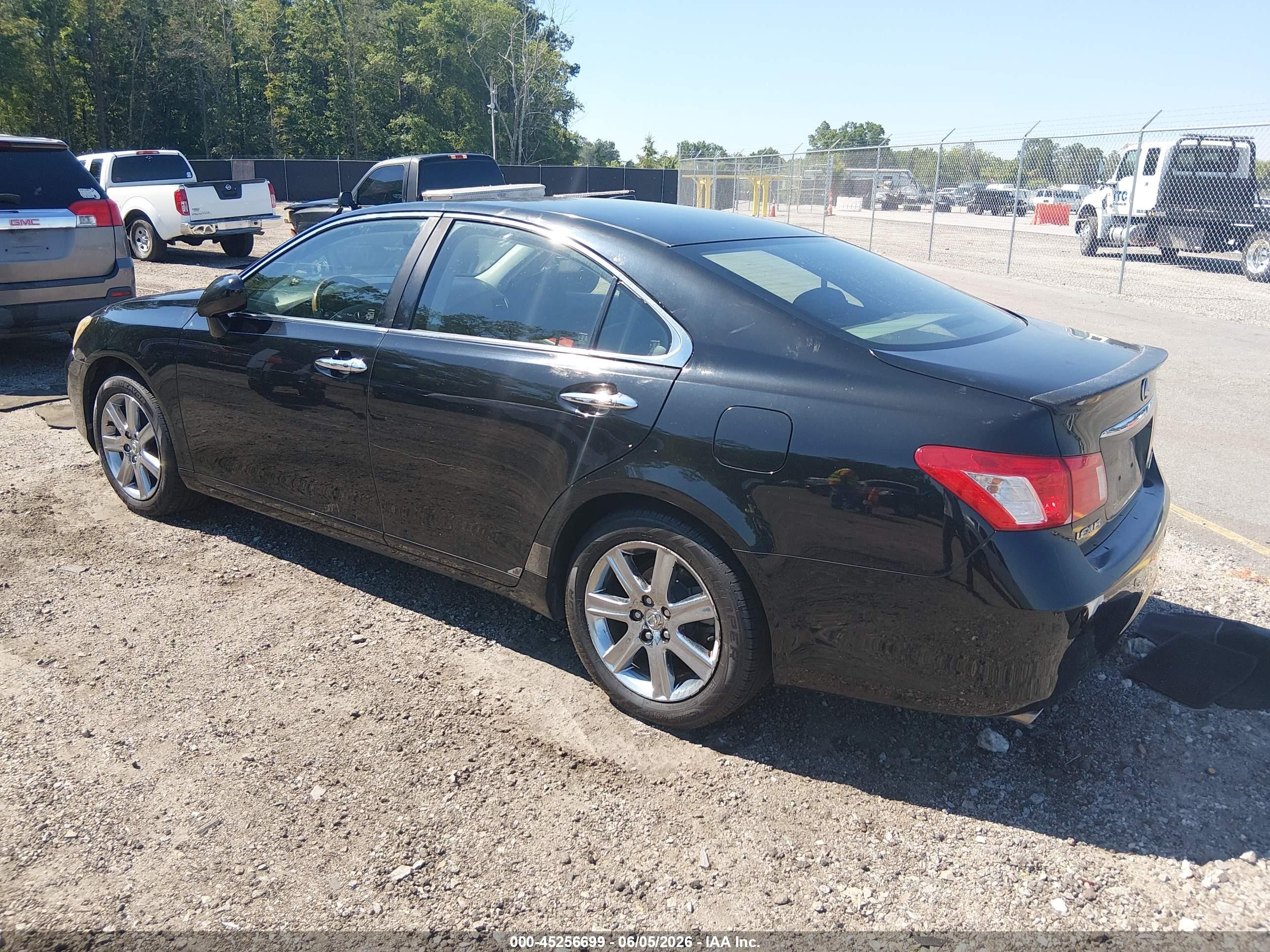 2008 Lexus Es 350   Black vin: JTHBJ46G082222389
