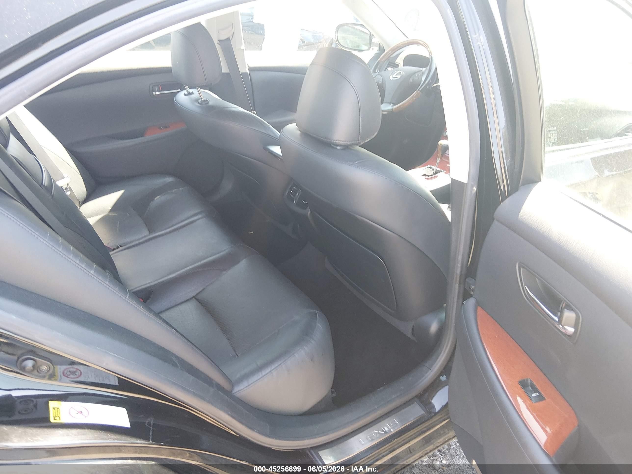 2008 Lexus Es 350   Black vin: JTHBJ46G082222389