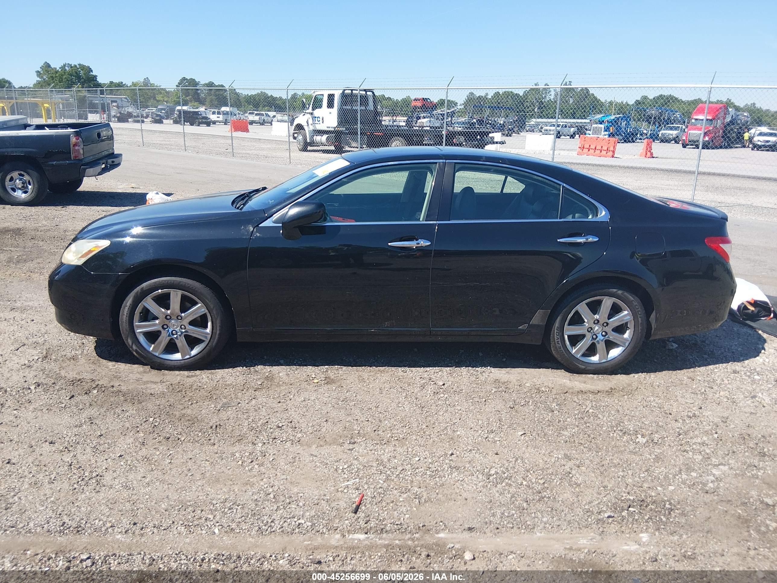 2008 Lexus Es 350   Black vin: JTHBJ46G082222389