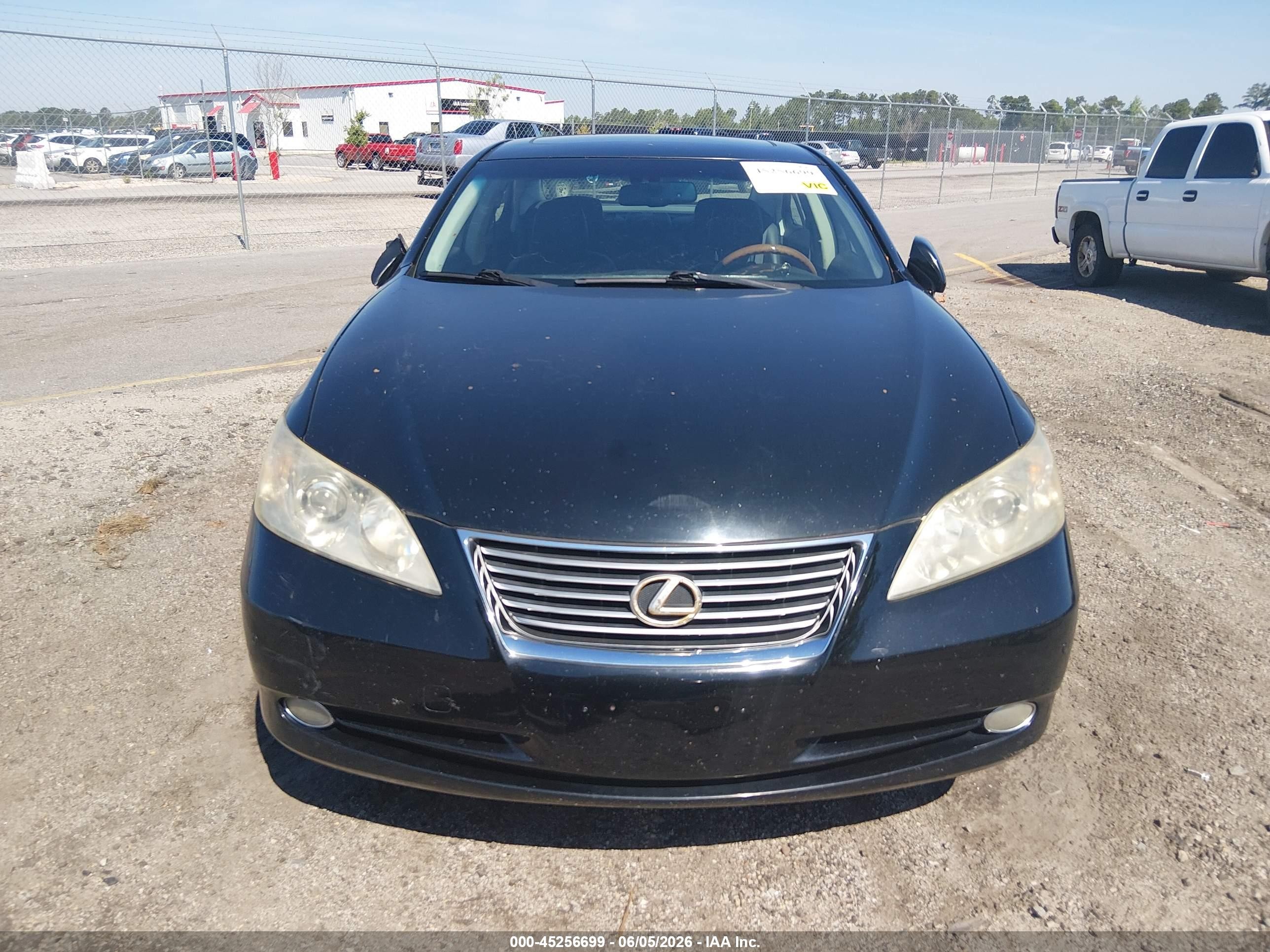 2008 Lexus Es 350   Black vin: JTHBJ46G082222389
