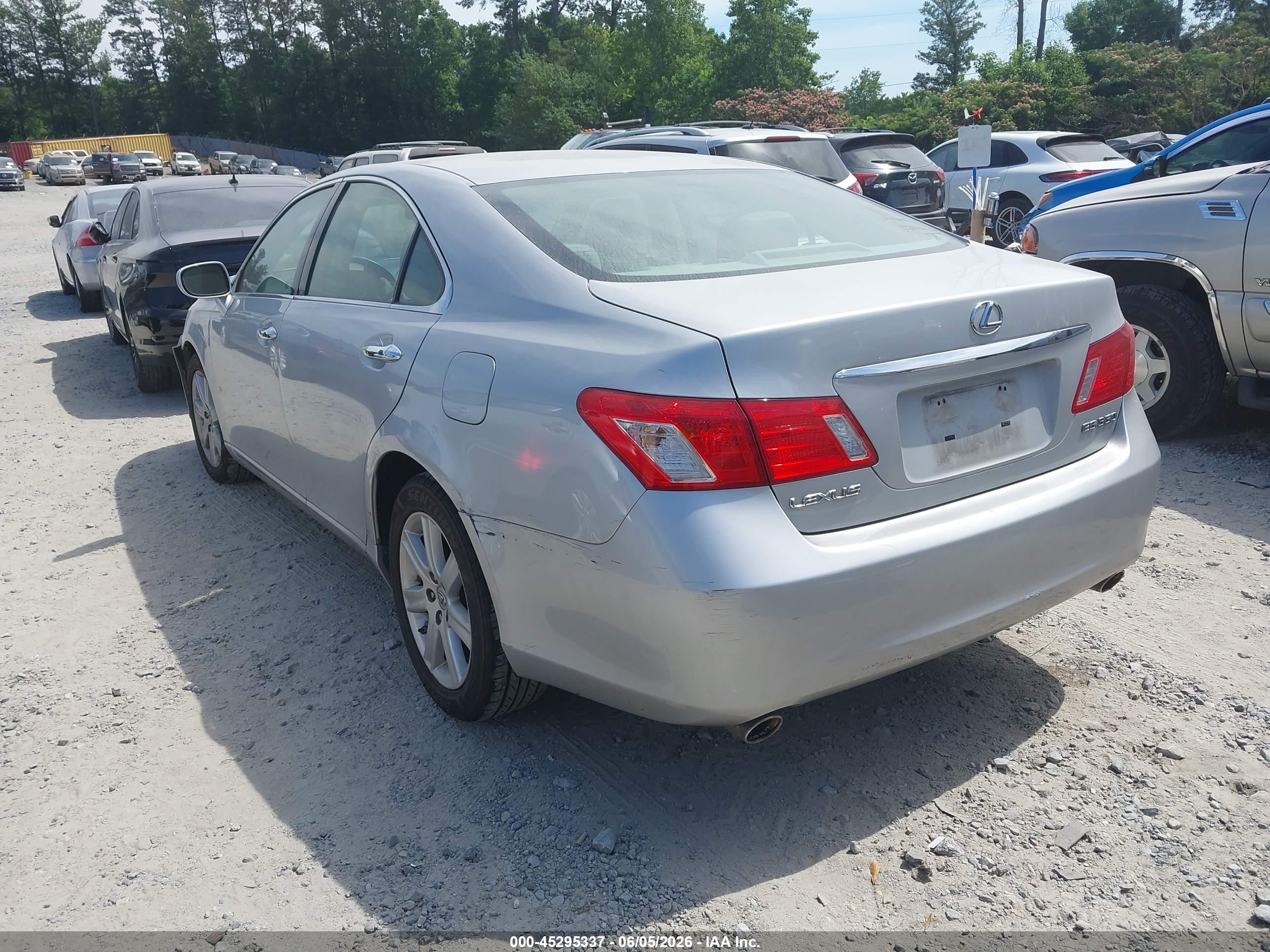 2008 Lexus Es 350   Silver vin: JTHBJ46G082223350