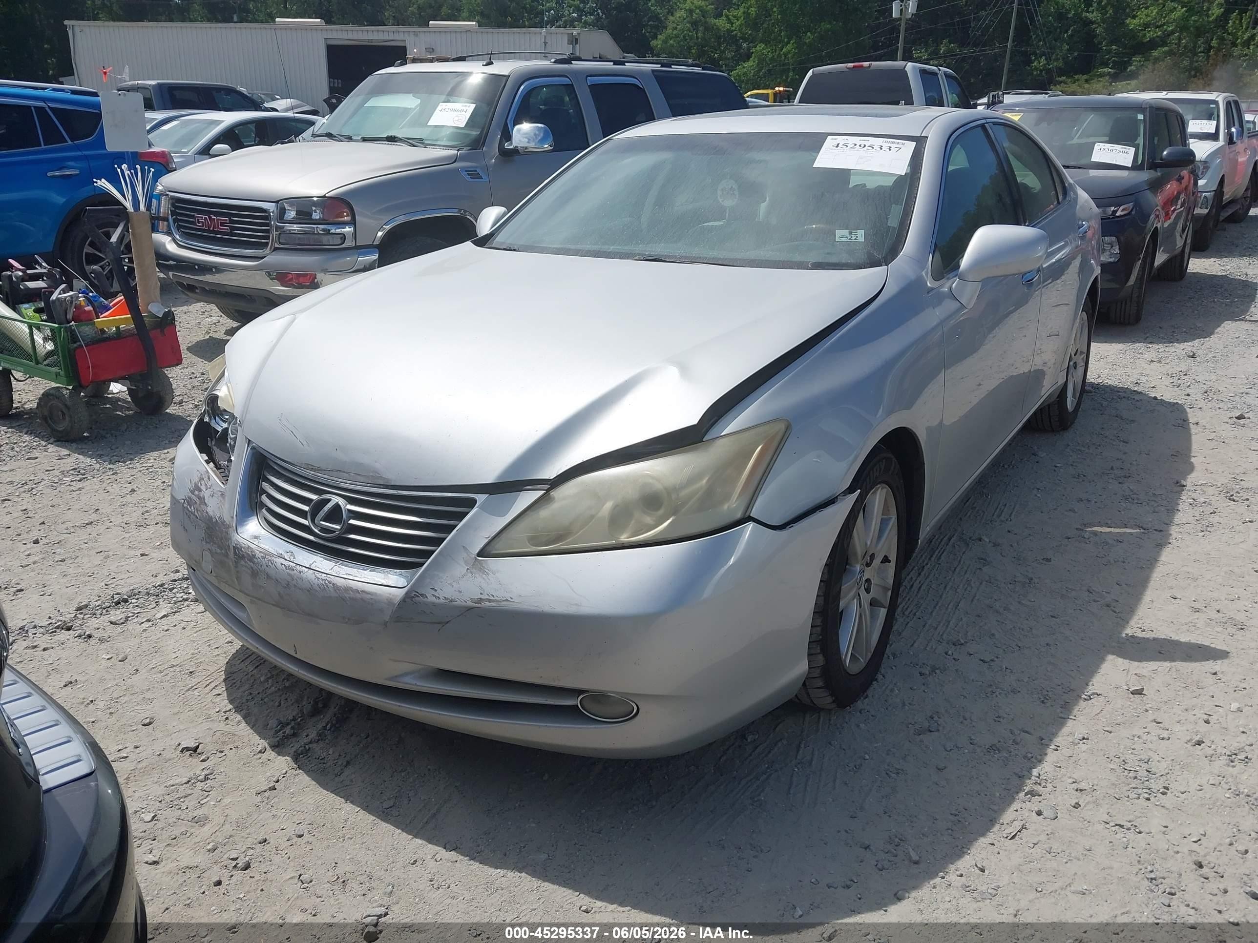 2008 Lexus Es 350   Silver vin: JTHBJ46G082223350