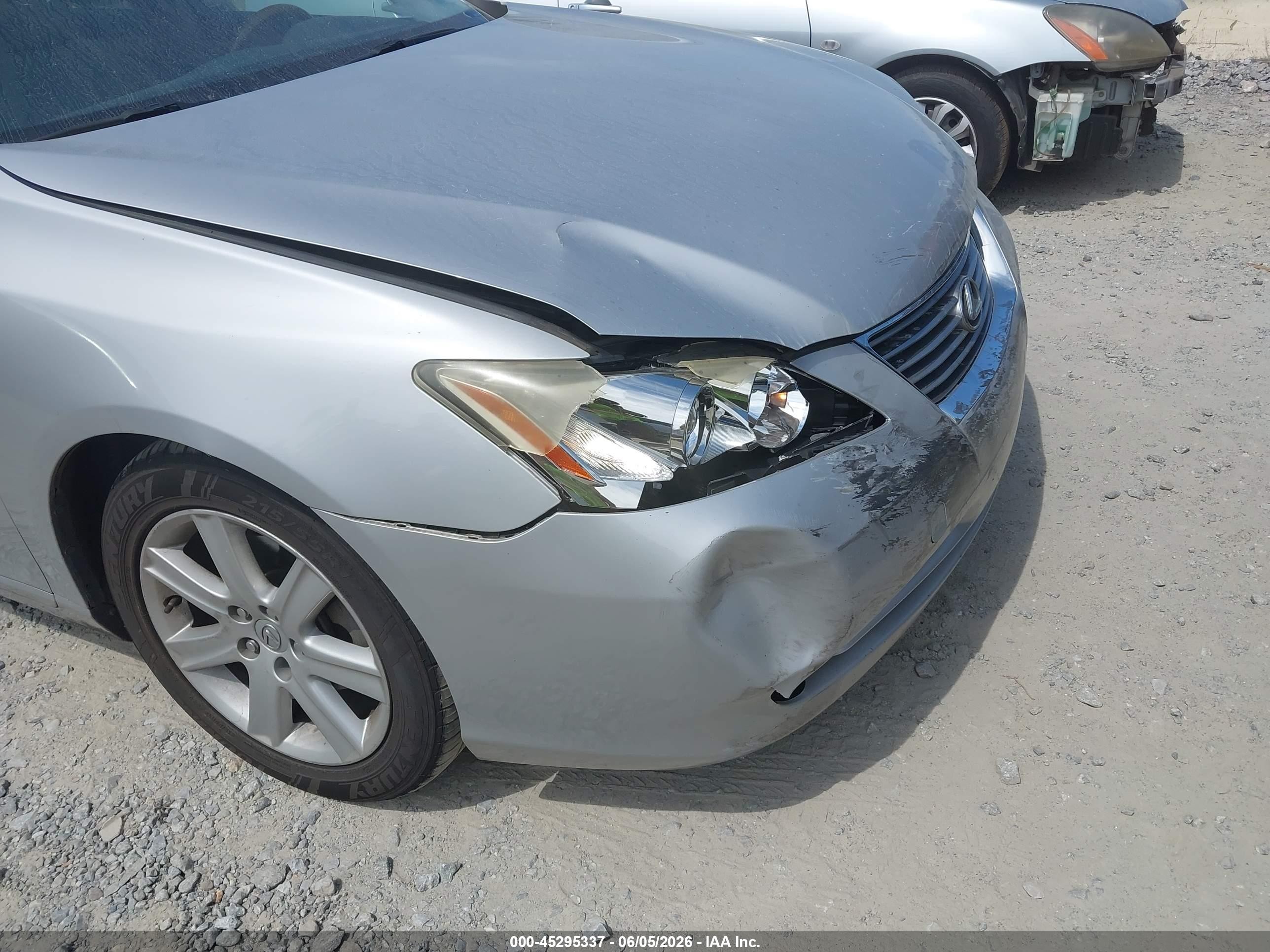 2008 Lexus Es 350   Silver vin: JTHBJ46G082223350