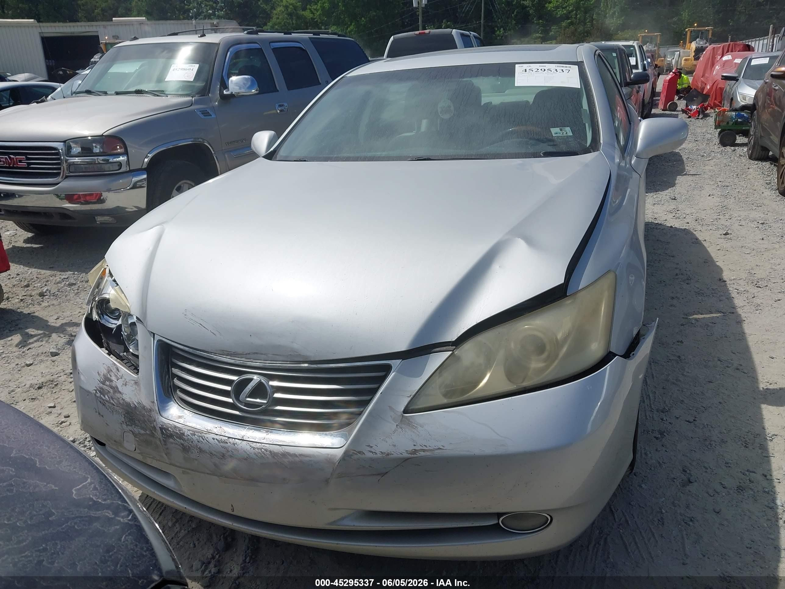 2008 Lexus Es 350   Silver vin: JTHBJ46G082223350