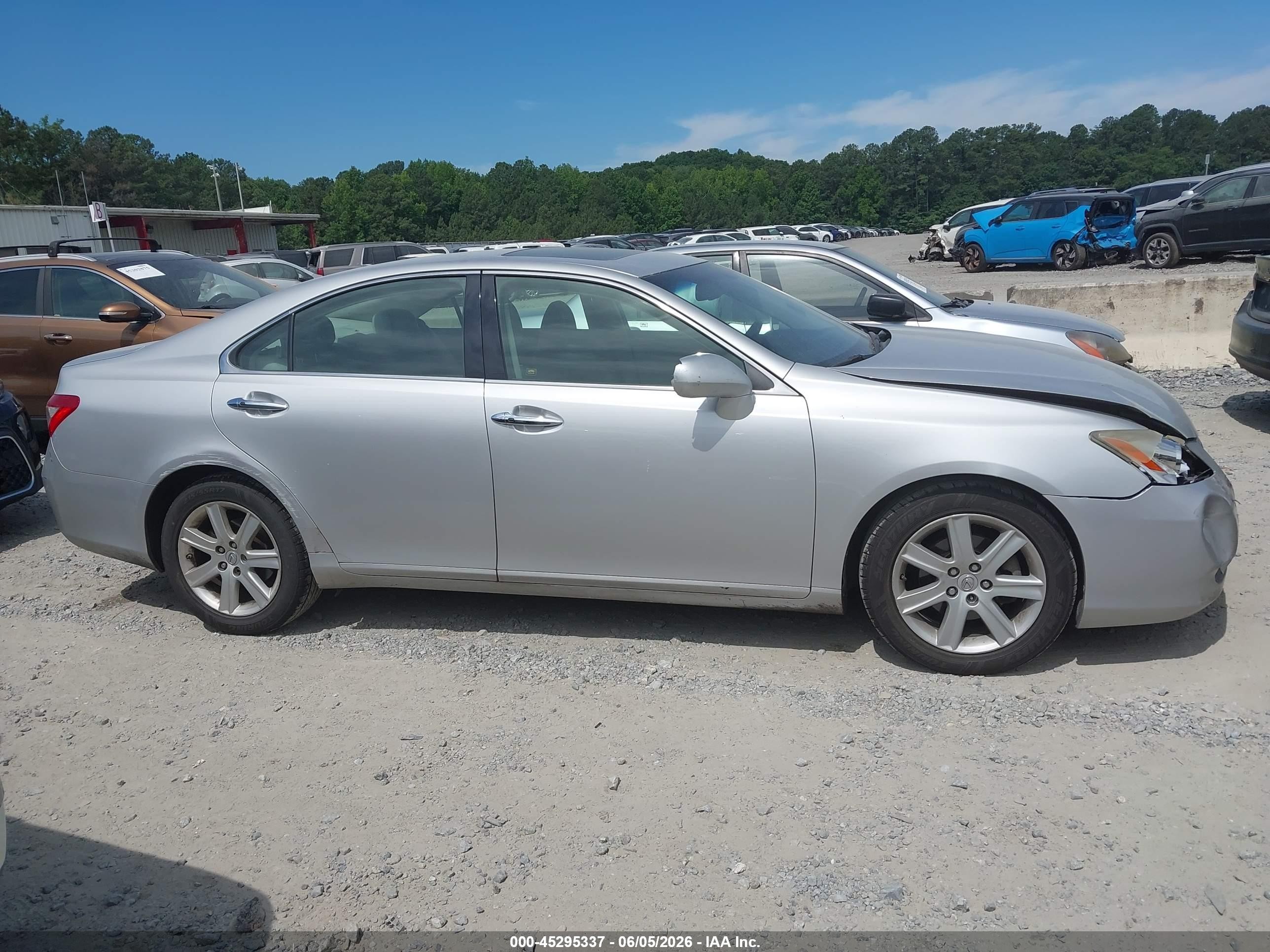 2008 Lexus Es 350   Silver vin: JTHBJ46G082223350