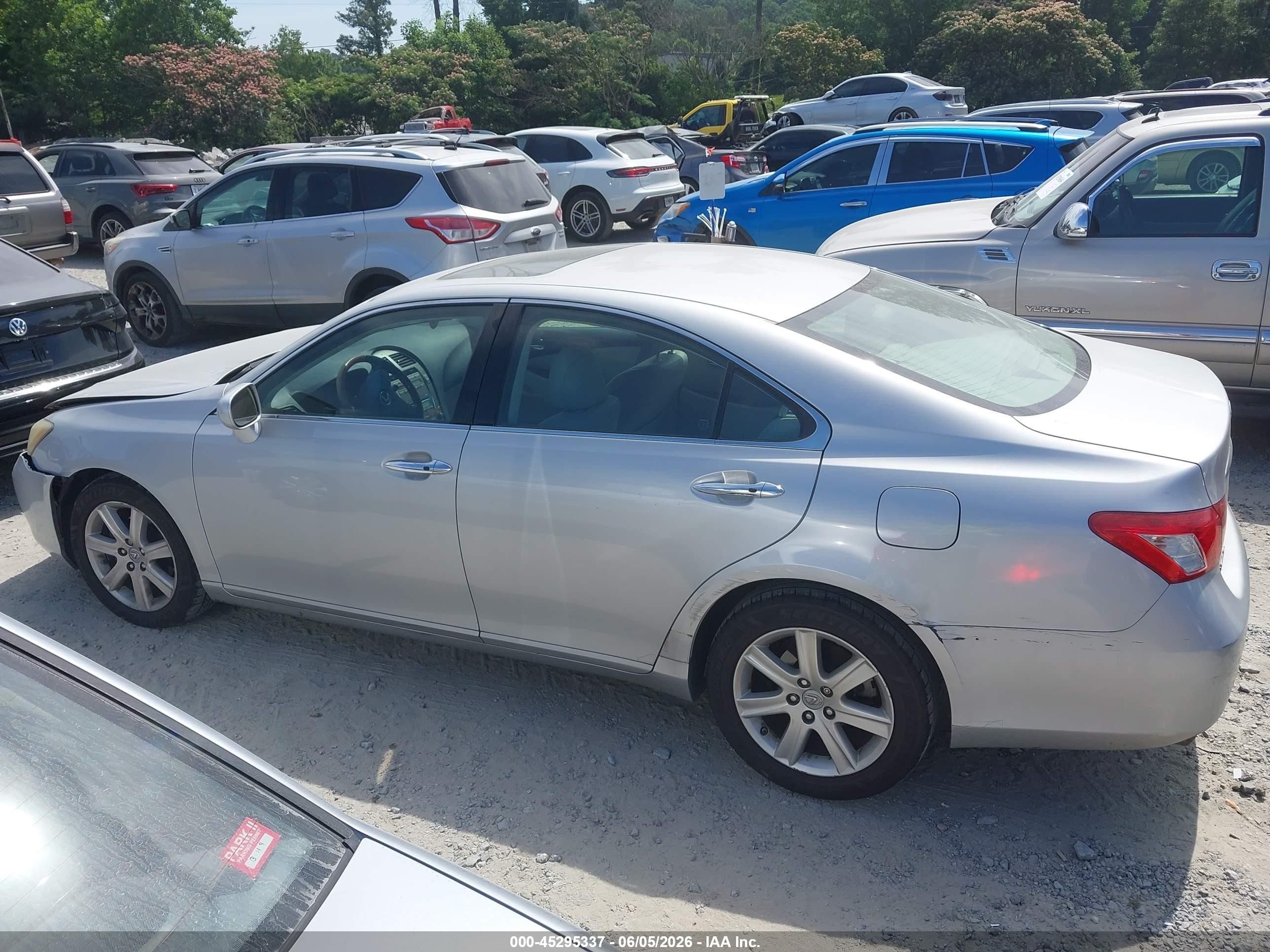 2008 Lexus Es 350   Silver vin: JTHBJ46G082223350