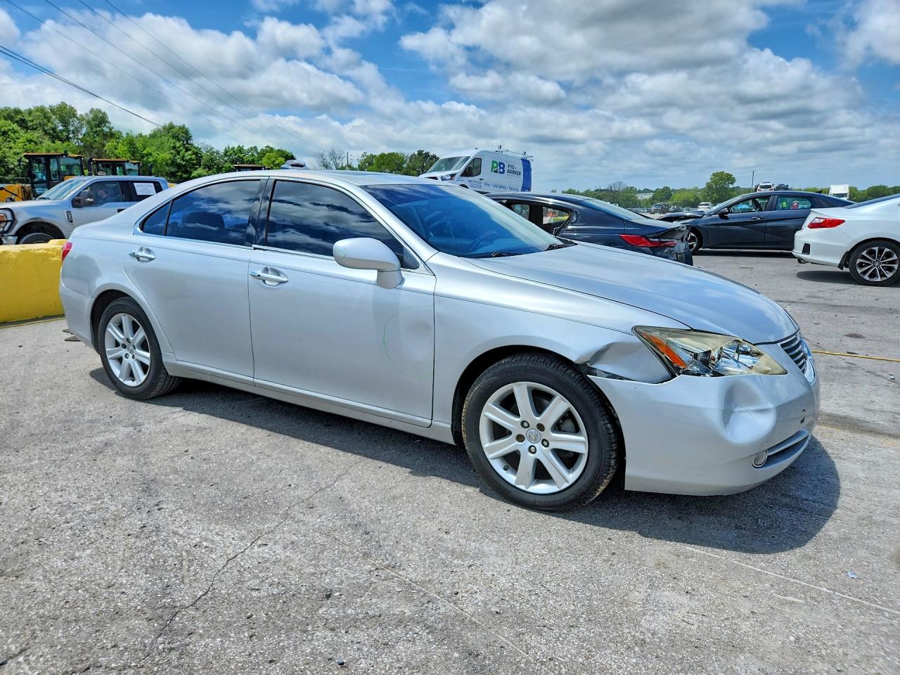 2008 Lexus Es 350 Silver vin: JTHBJ46G082237328