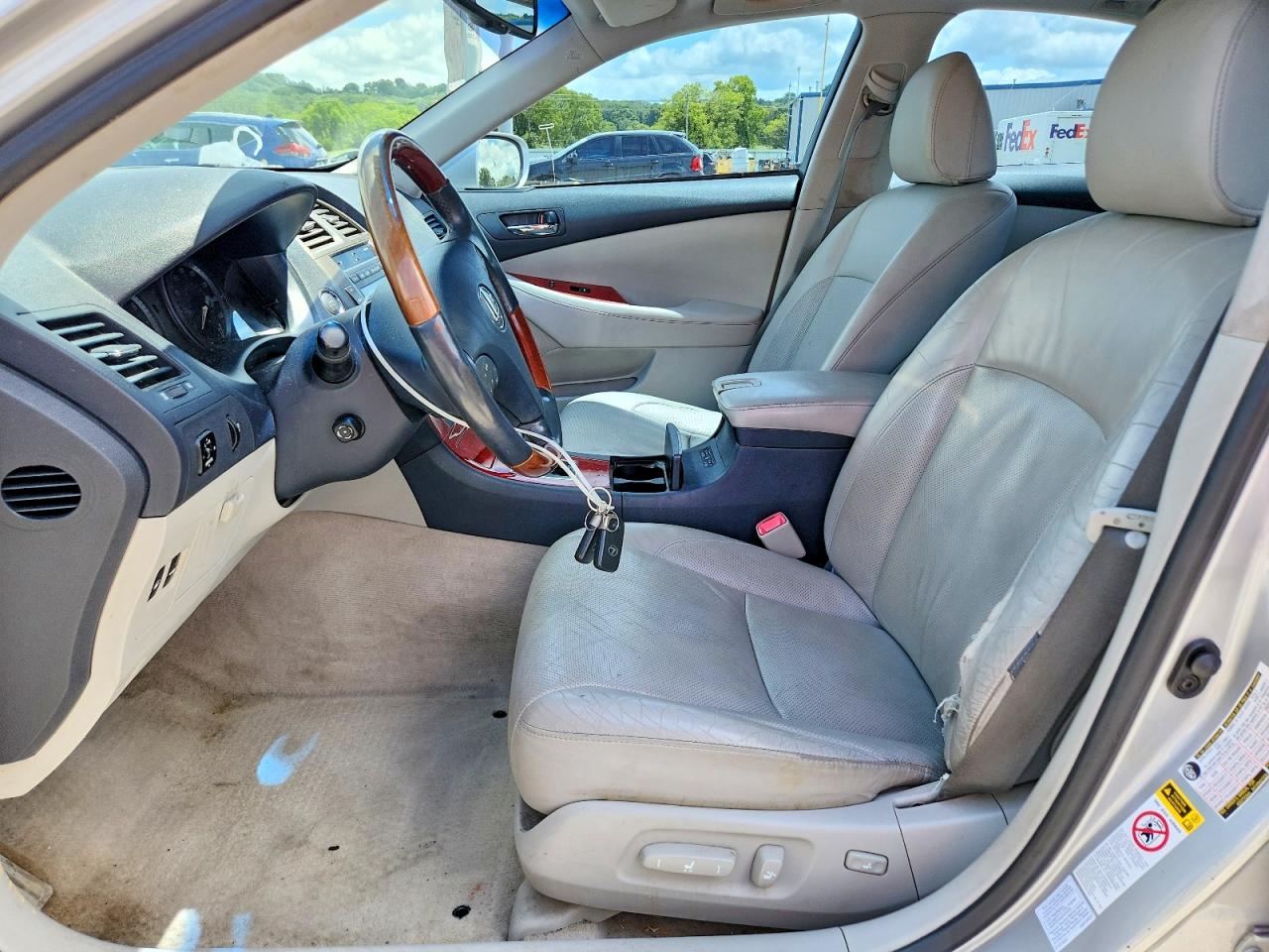 2008 Lexus Es 350 Silver vin: JTHBJ46G082237328