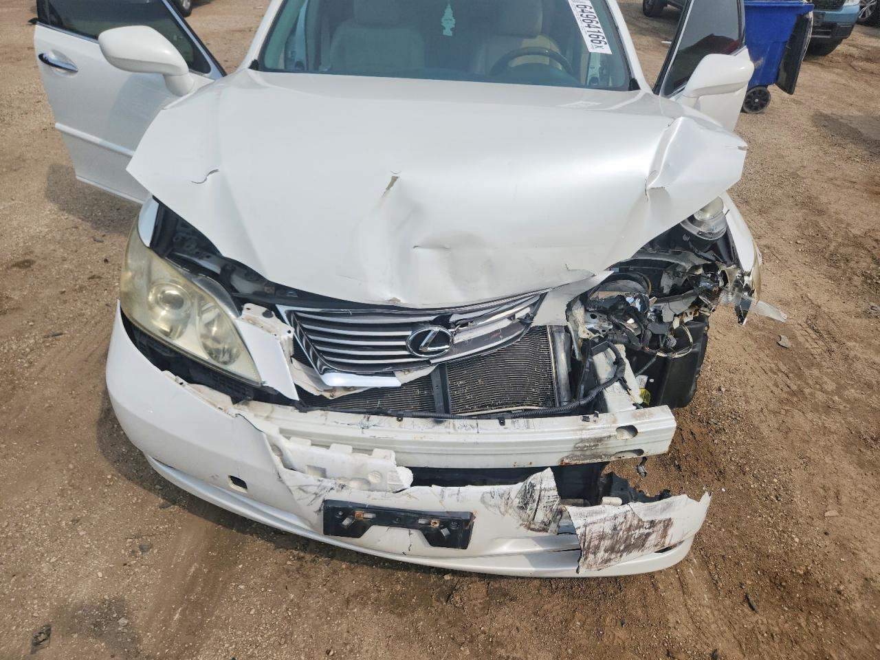 2008 Lexus Es 350 White vin: JTHBJ46G082241394