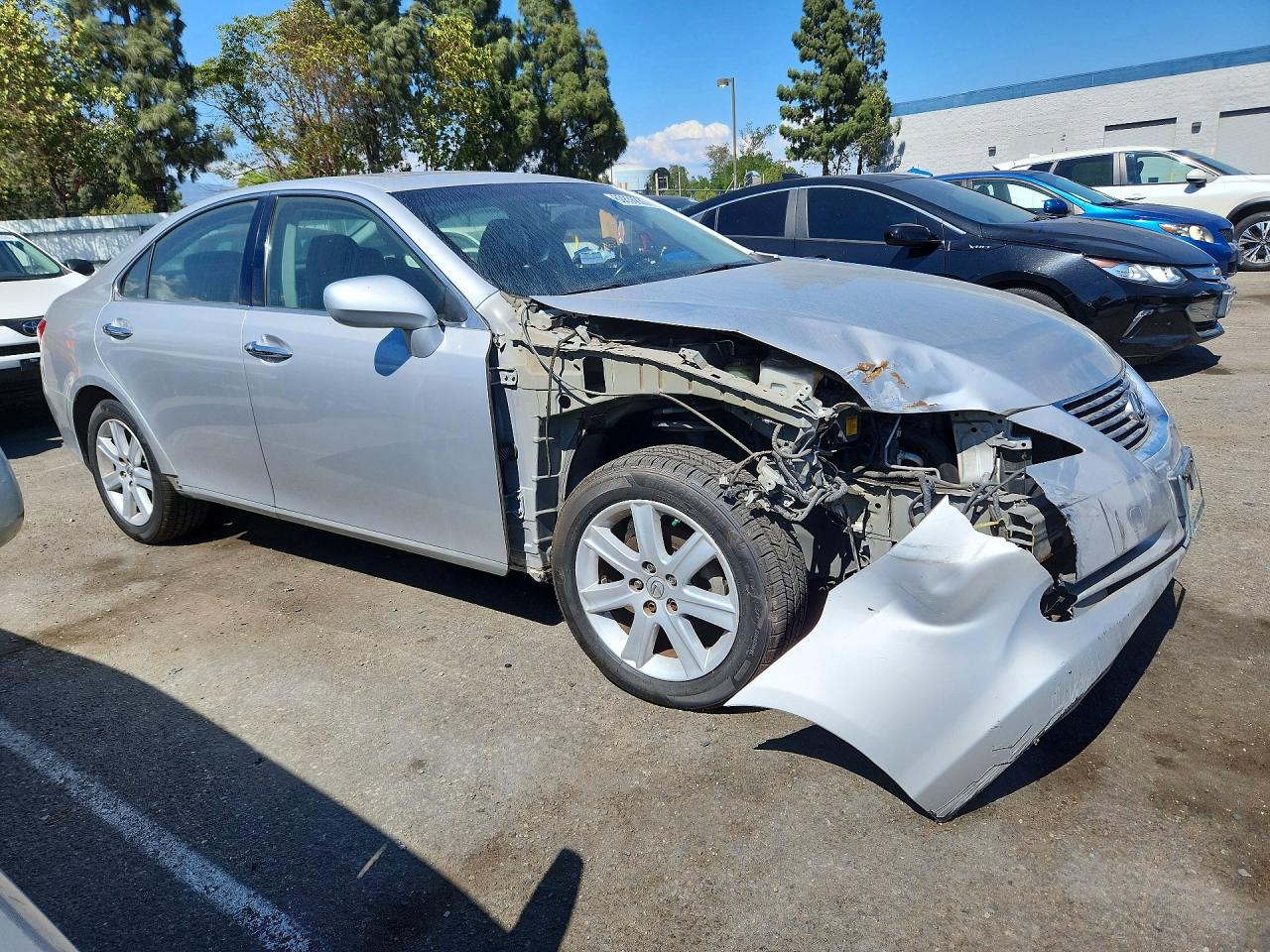 2008 Lexus Es 350 Silver vin: JTHBJ46G082267493