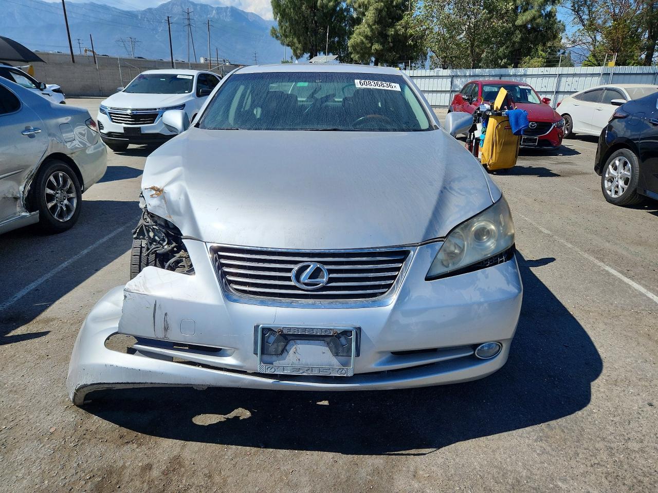 2008 Lexus Es 350 Silver vin: JTHBJ46G082267493