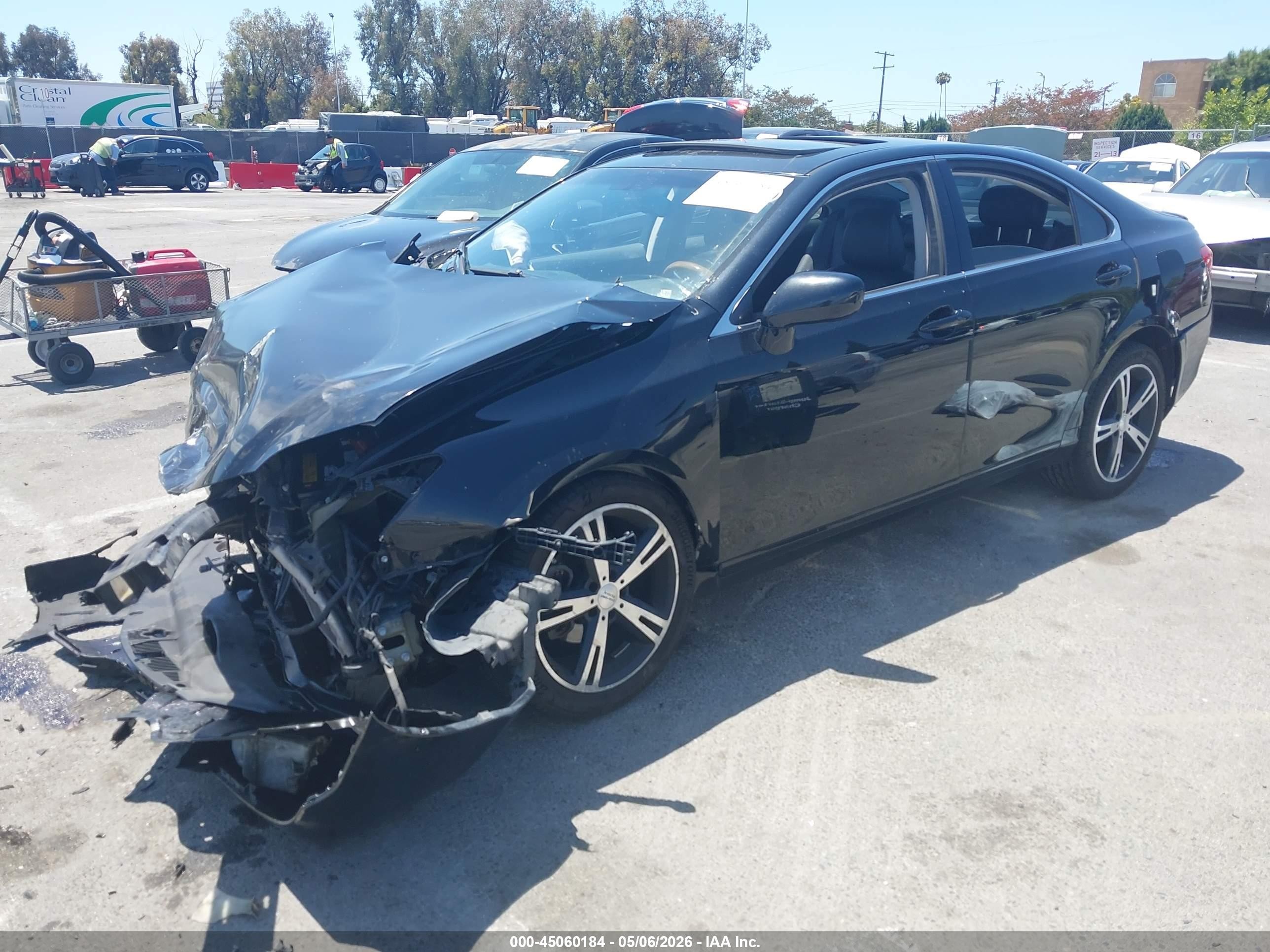 2008 Lexus Es 350   Black vin: JTHBJ46G082270300