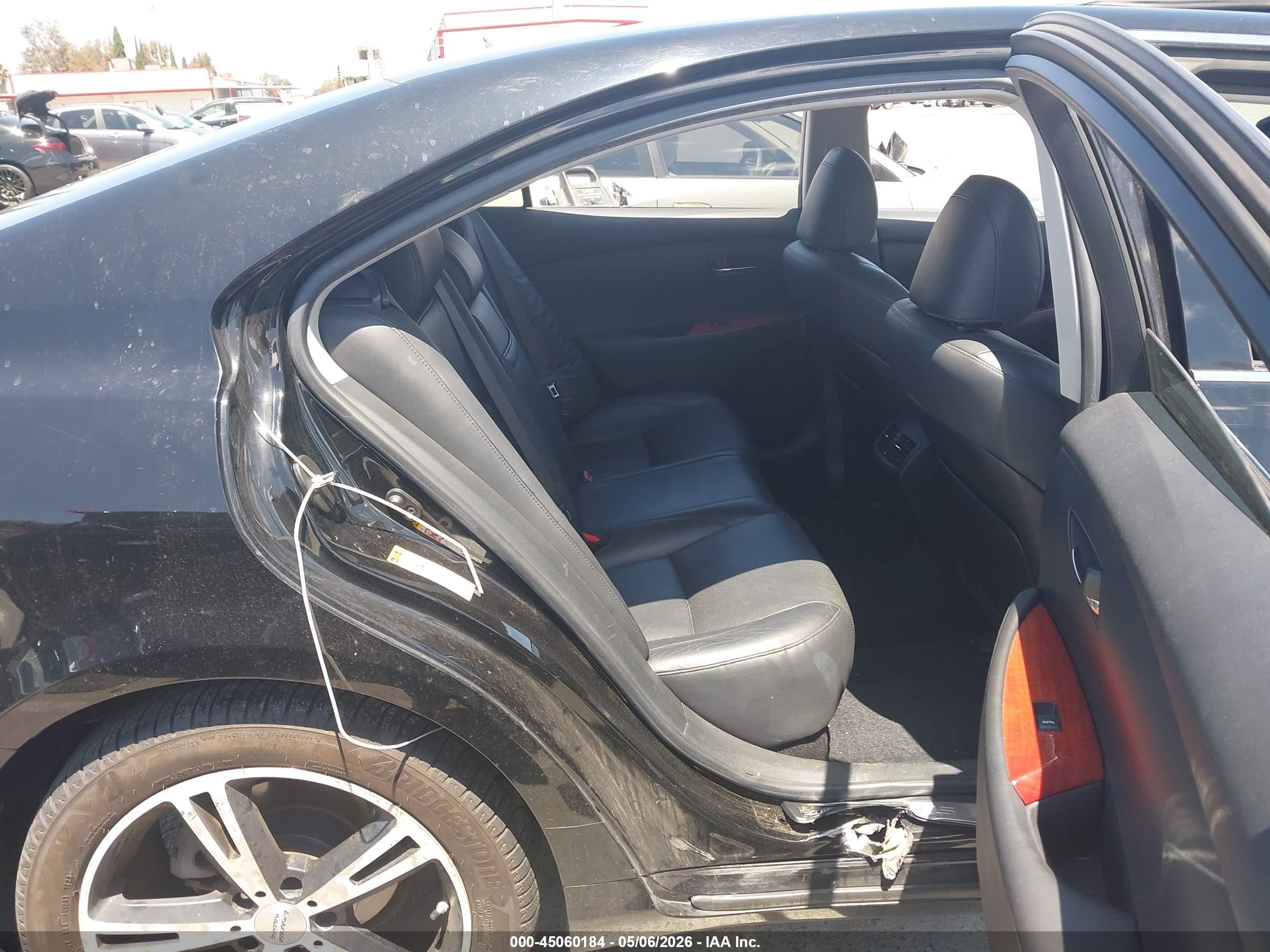 2008 Lexus Es 350   Black vin: JTHBJ46G082270300