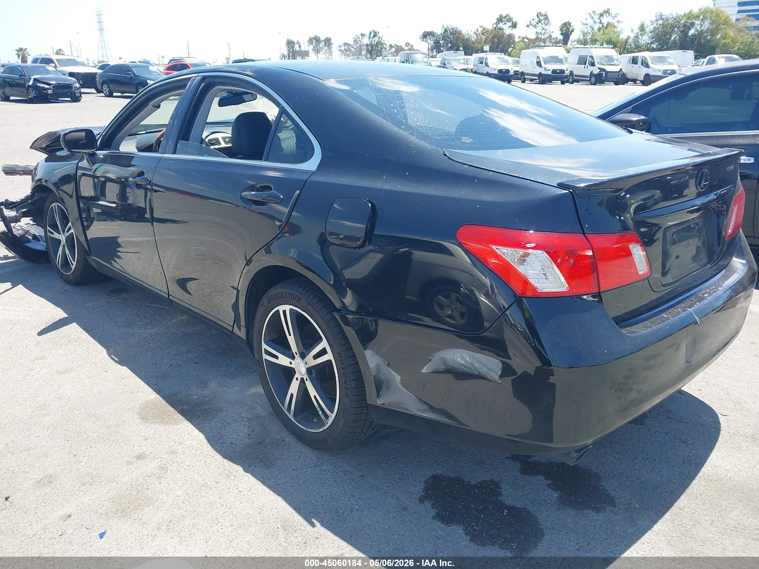 2008 Lexus Es 350   Black vin: JTHBJ46G082270300