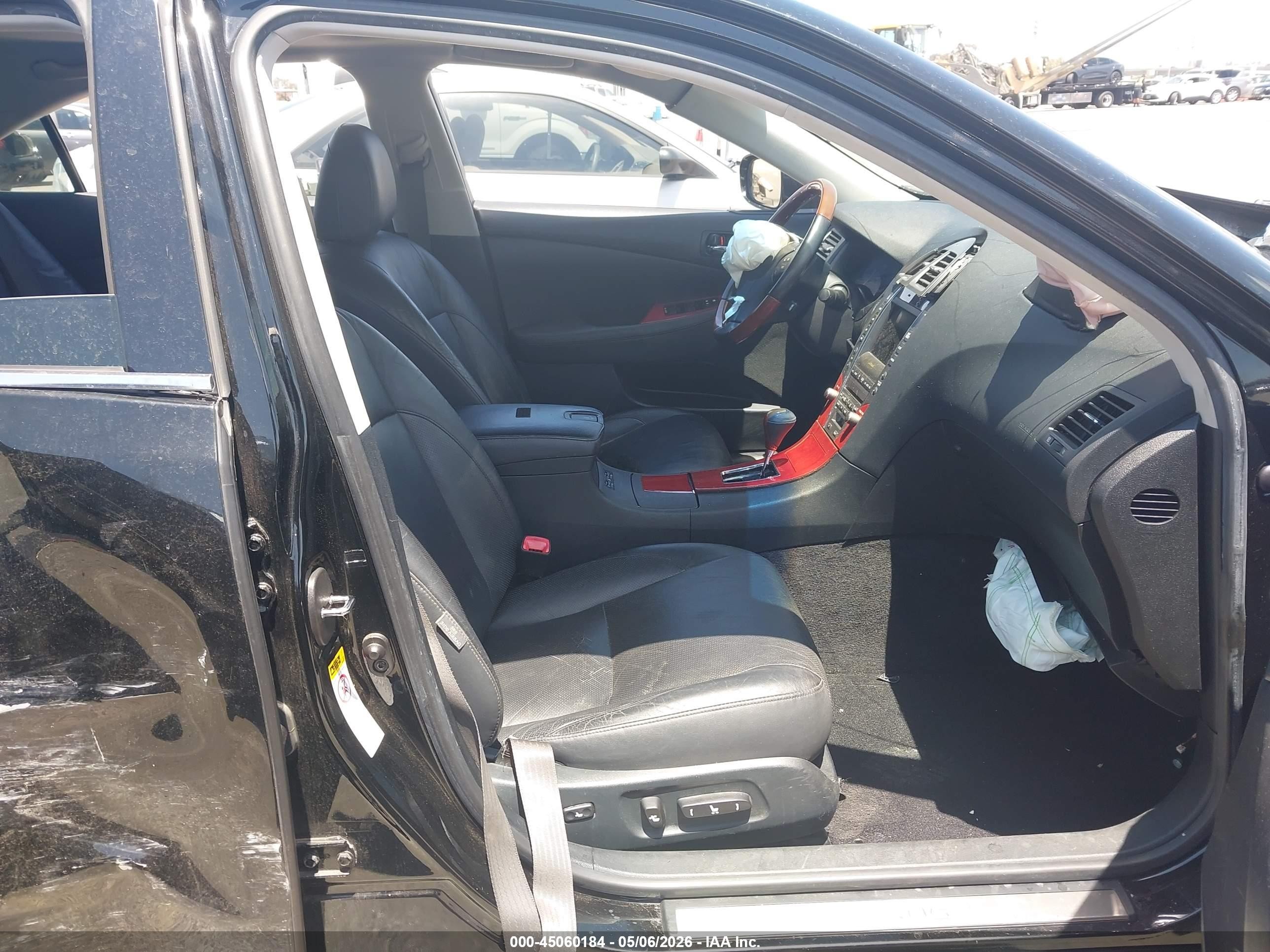 2008 Lexus Es 350   Black vin: JTHBJ46G082270300