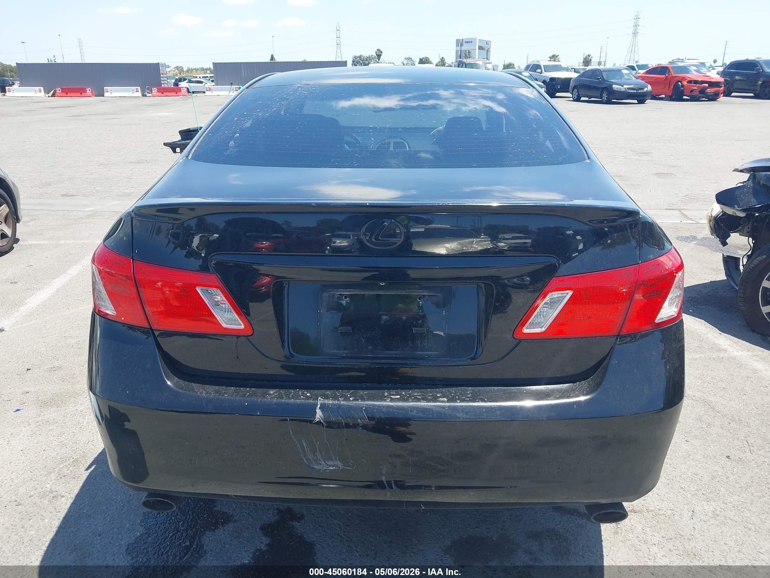 2008 Lexus Es 350   Black vin: JTHBJ46G082270300