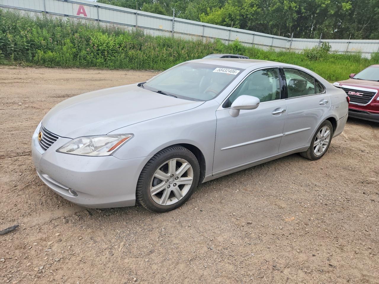 2009 Lexus Es 350 Silver vin: JTHBJ46G092283047