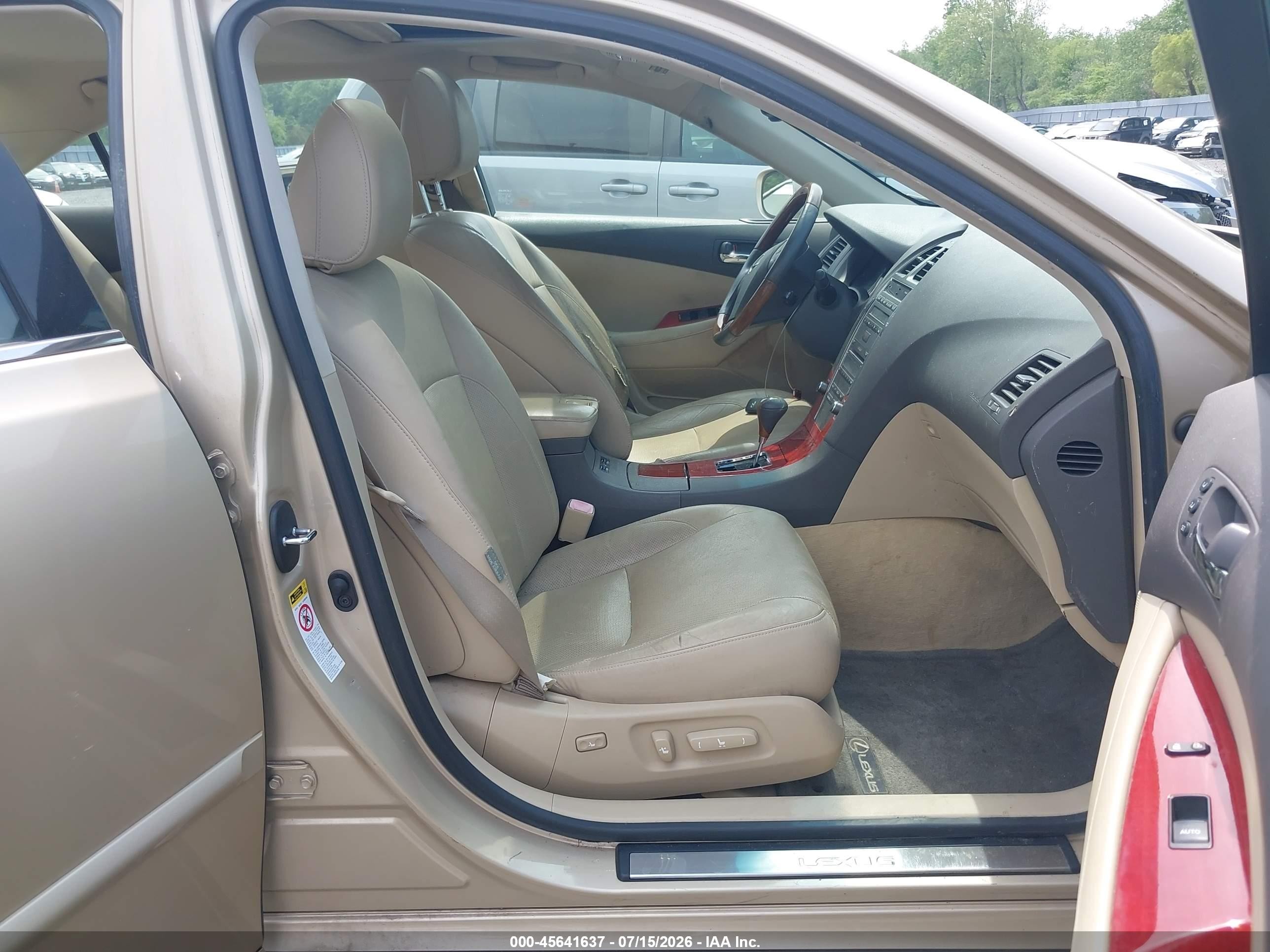 2009 Lexus Es 350   Tan vin: JTHBJ46G092293464