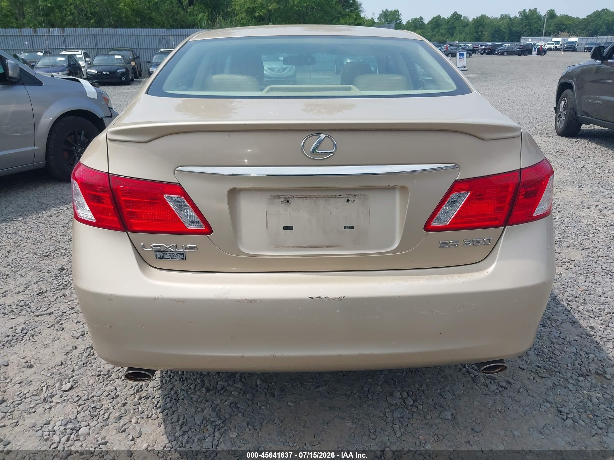 2009 Lexus Es 350   Tan vin: JTHBJ46G092293464