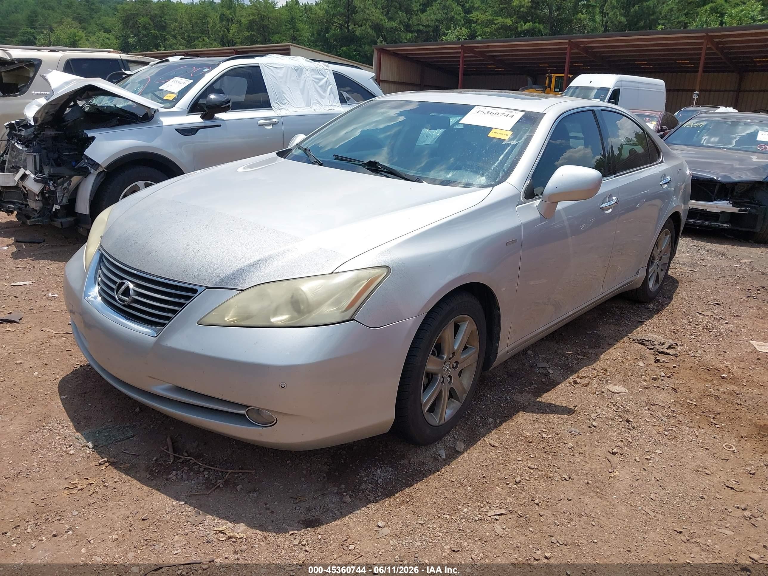 2009 Lexus Es 350   Серебряный vin: JTHBJ46G092300199