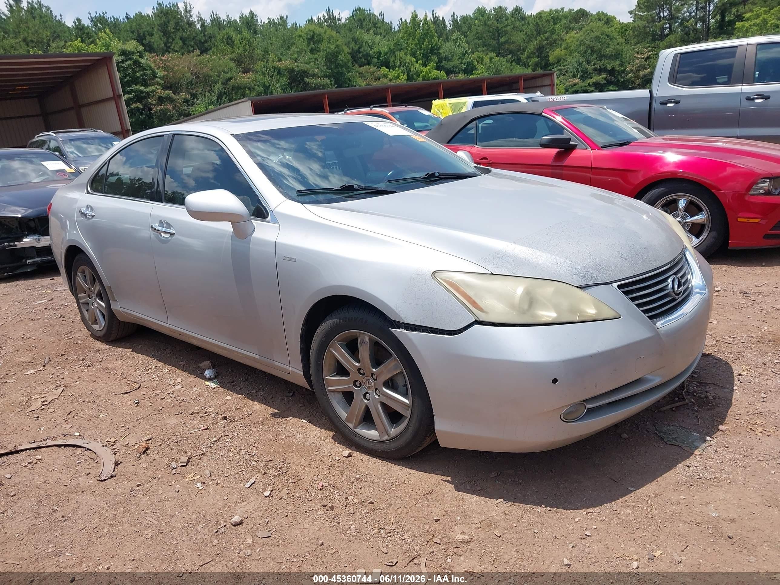 2009 Lexus Es 350   Серебряный vin: JTHBJ46G092300199