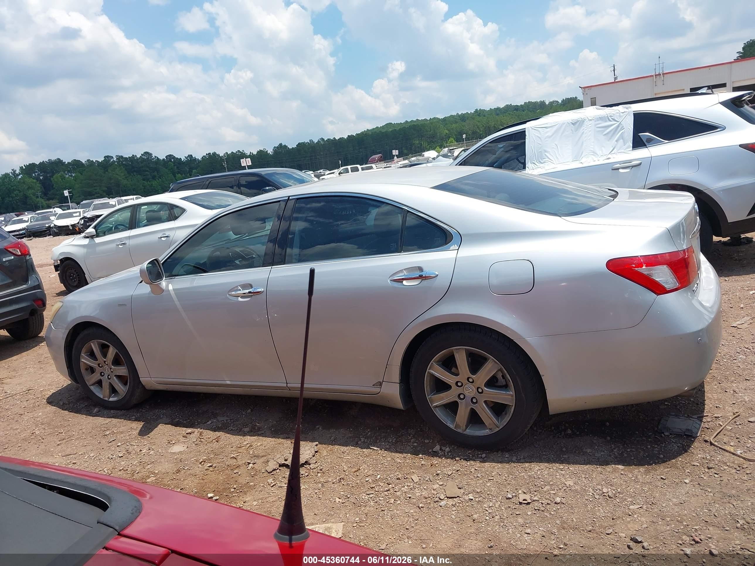 2009 Lexus Es 350   Серебряный vin: JTHBJ46G092300199