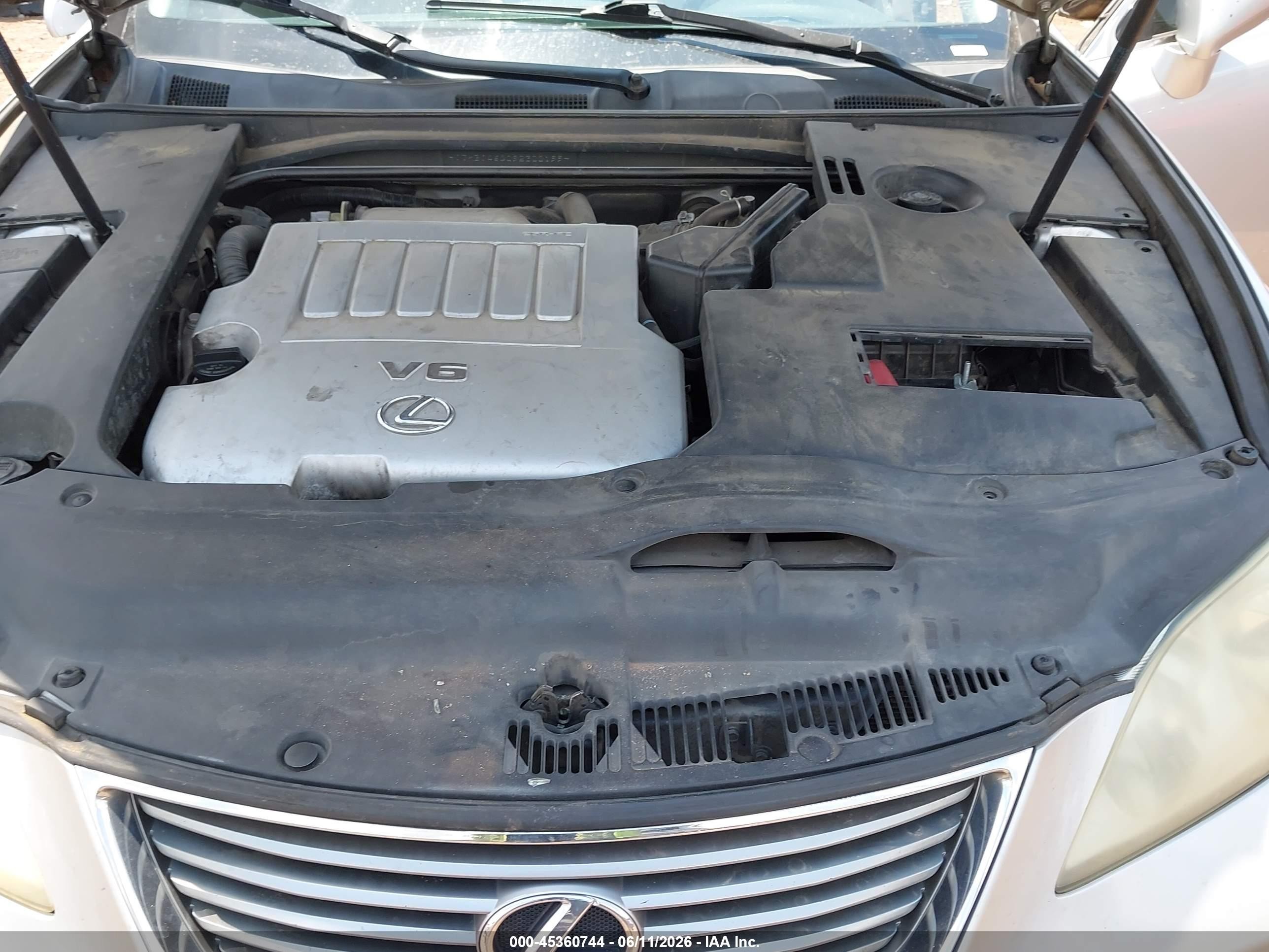 2009 Lexus Es 350   Серебряный vin: JTHBJ46G092300199