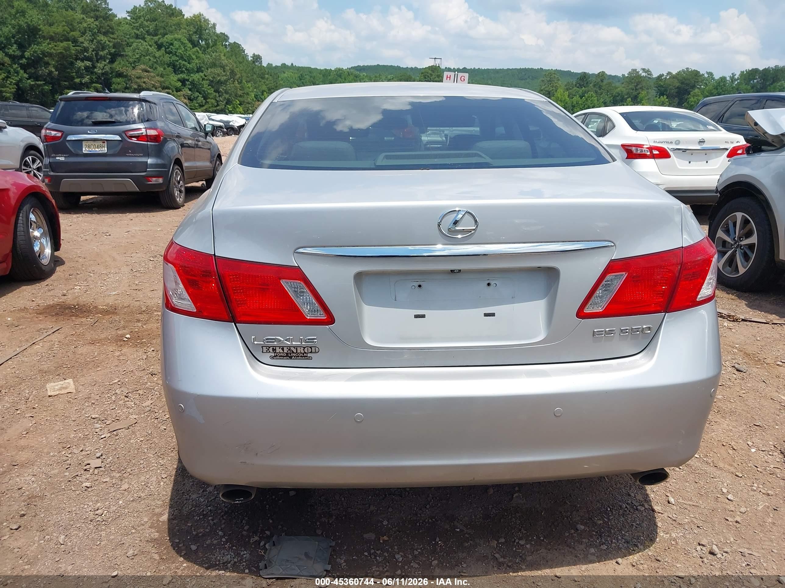 2009 Lexus Es 350   Серебряный vin: JTHBJ46G092300199