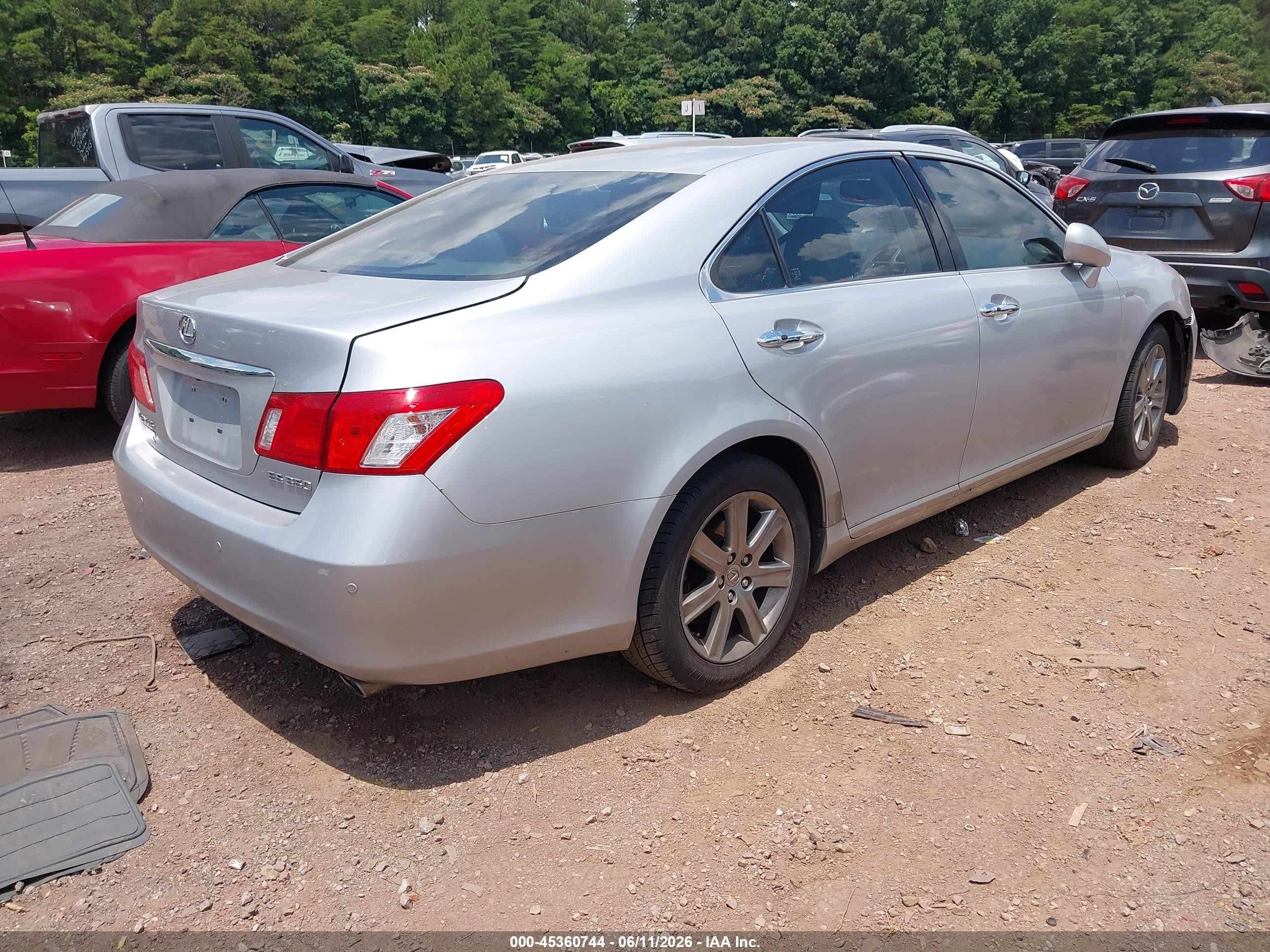 2009 Lexus Es 350   Серебряный vin: JTHBJ46G092300199