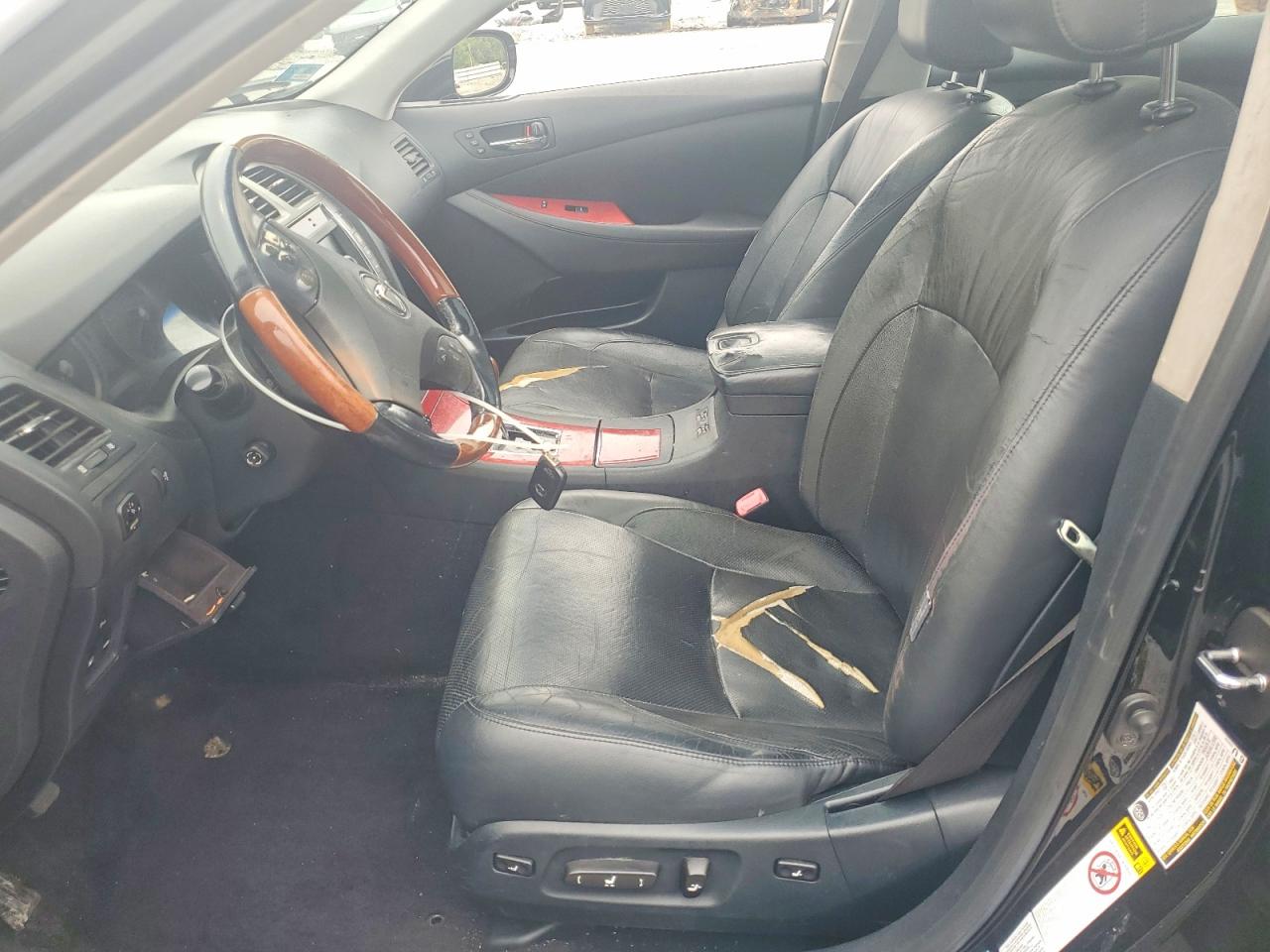 2009 Lexus Es 350 Black vin: JTHBJ46G092307752