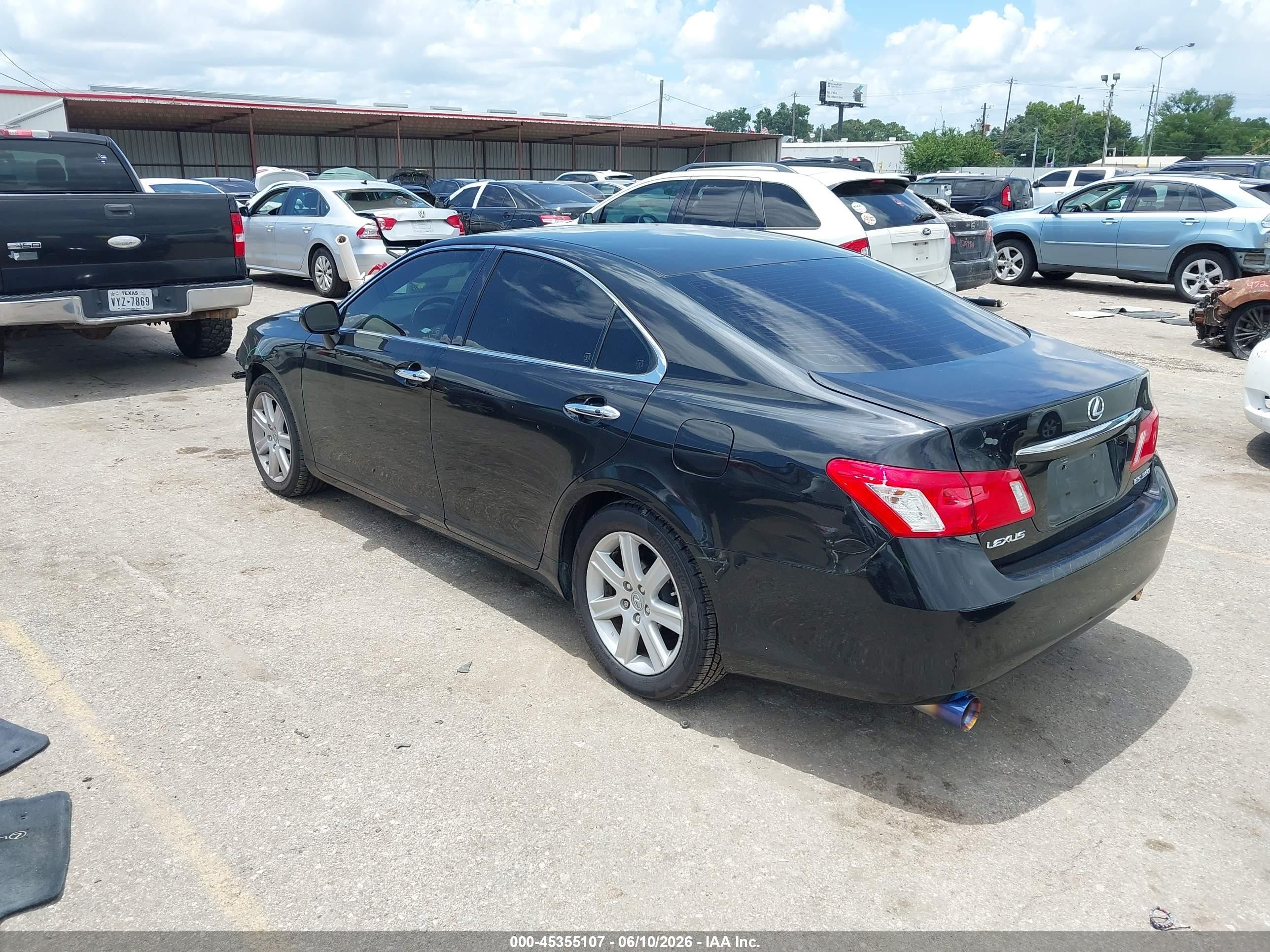 2009 Lexus Es 350   Black vin: JTHBJ46G092309145