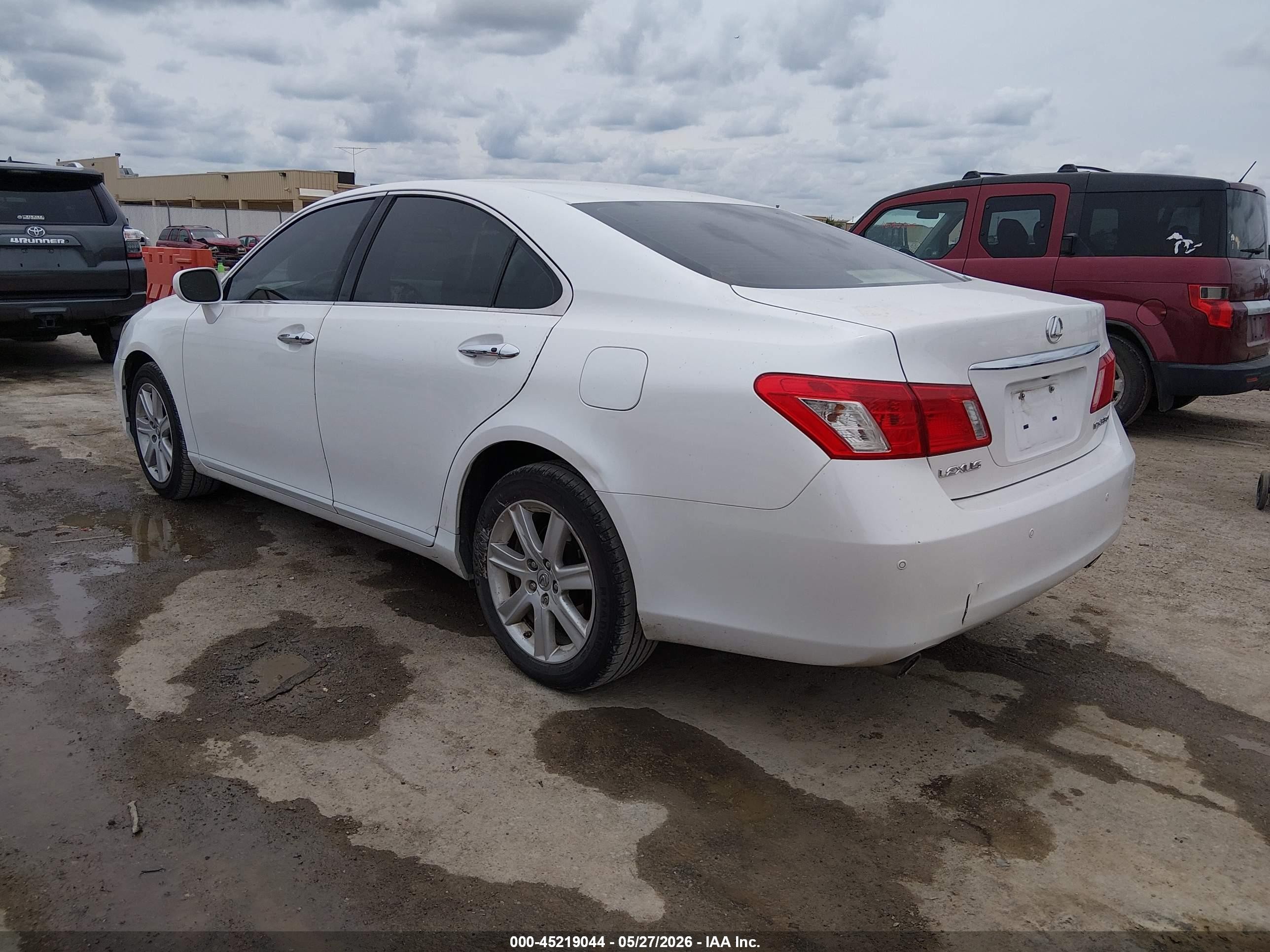 2009 Lexus Es 350 White vin: JTHBJ46G092317598