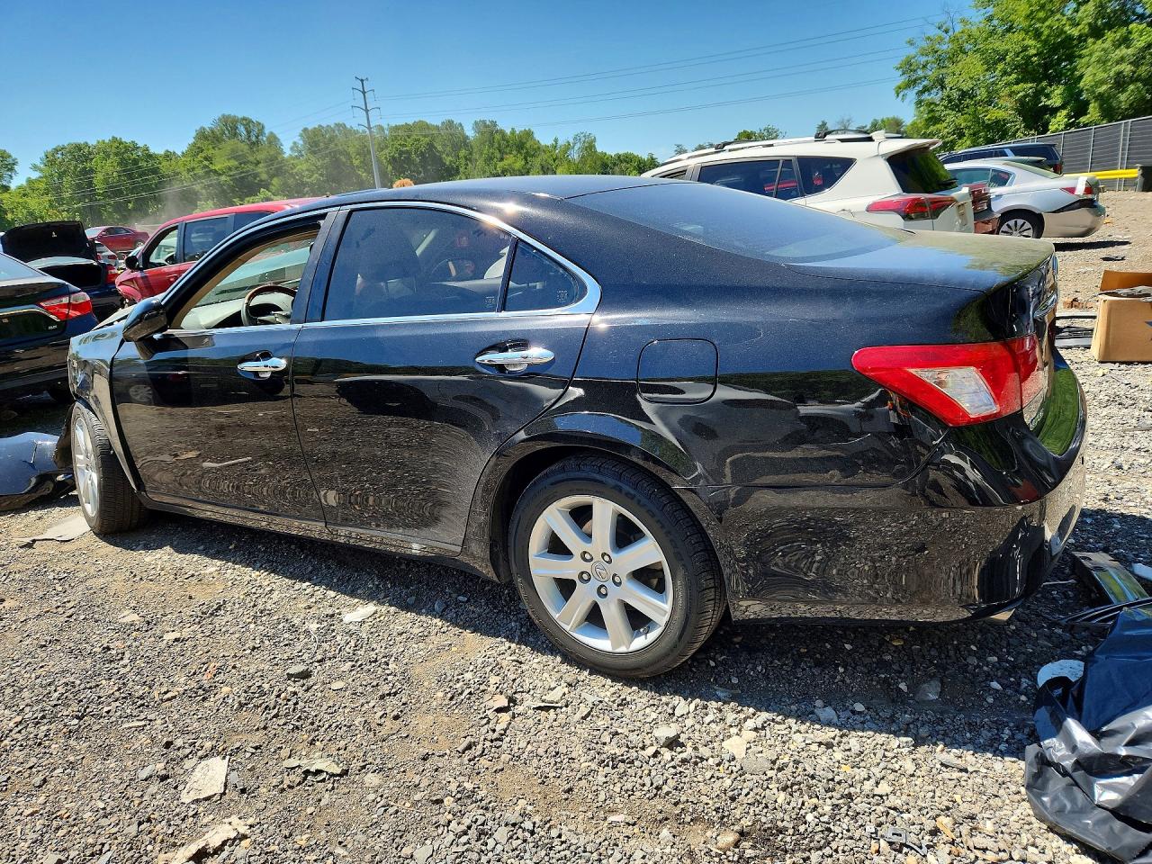 2009 Lexus Es 350 Черный vin: JTHBJ46G092322946