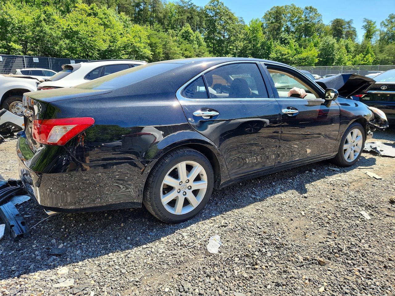 2009 Lexus Es 350 Черный vin: JTHBJ46G092322946