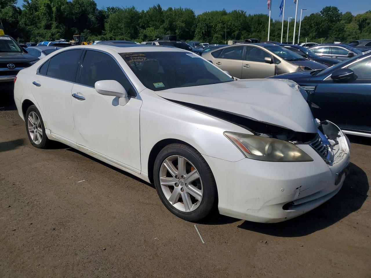 2009 Lexus Es 350 White vin: JTHBJ46G092332845