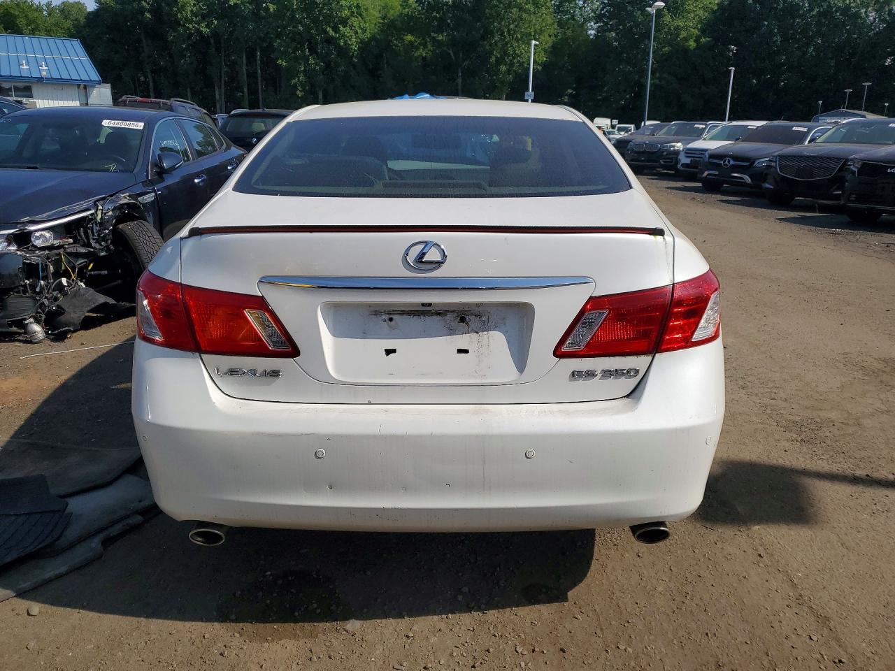 2009 Lexus Es 350 White vin: JTHBJ46G092332845