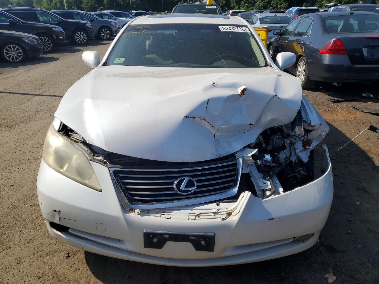 2009 Lexus Es 350 White vin: JTHBJ46G092332845