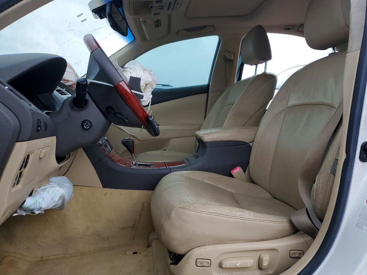 2009 Lexus Es 350 Белый vin: JTHBJ46G092339164