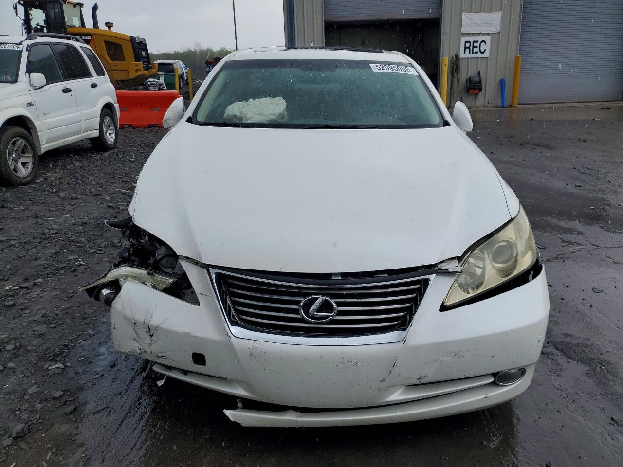 2009 Lexus Es 350 Белый vin: JTHBJ46G092339164