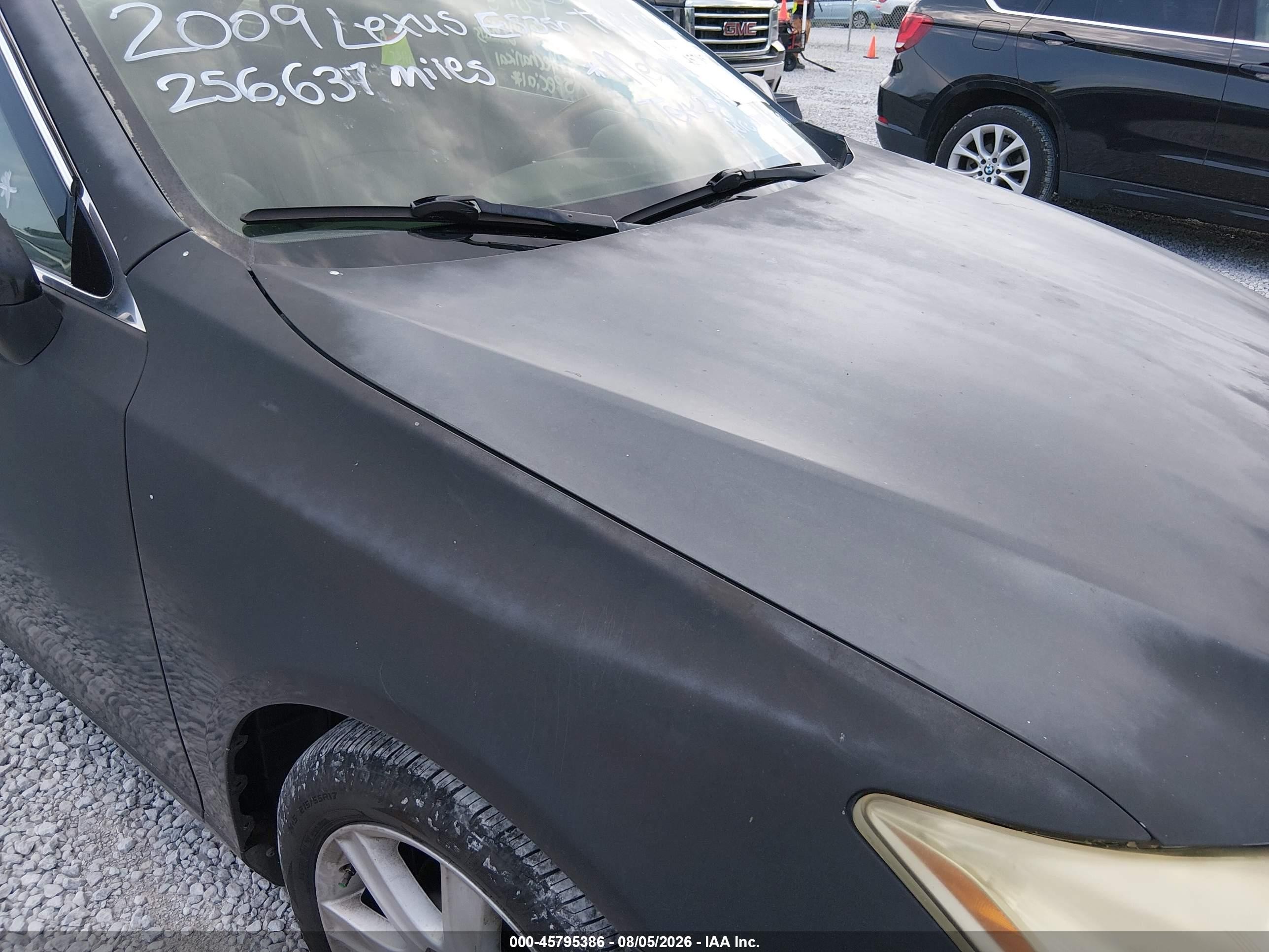 2009 Lexus Es 350   Black vin: JTHBJ46G092339830