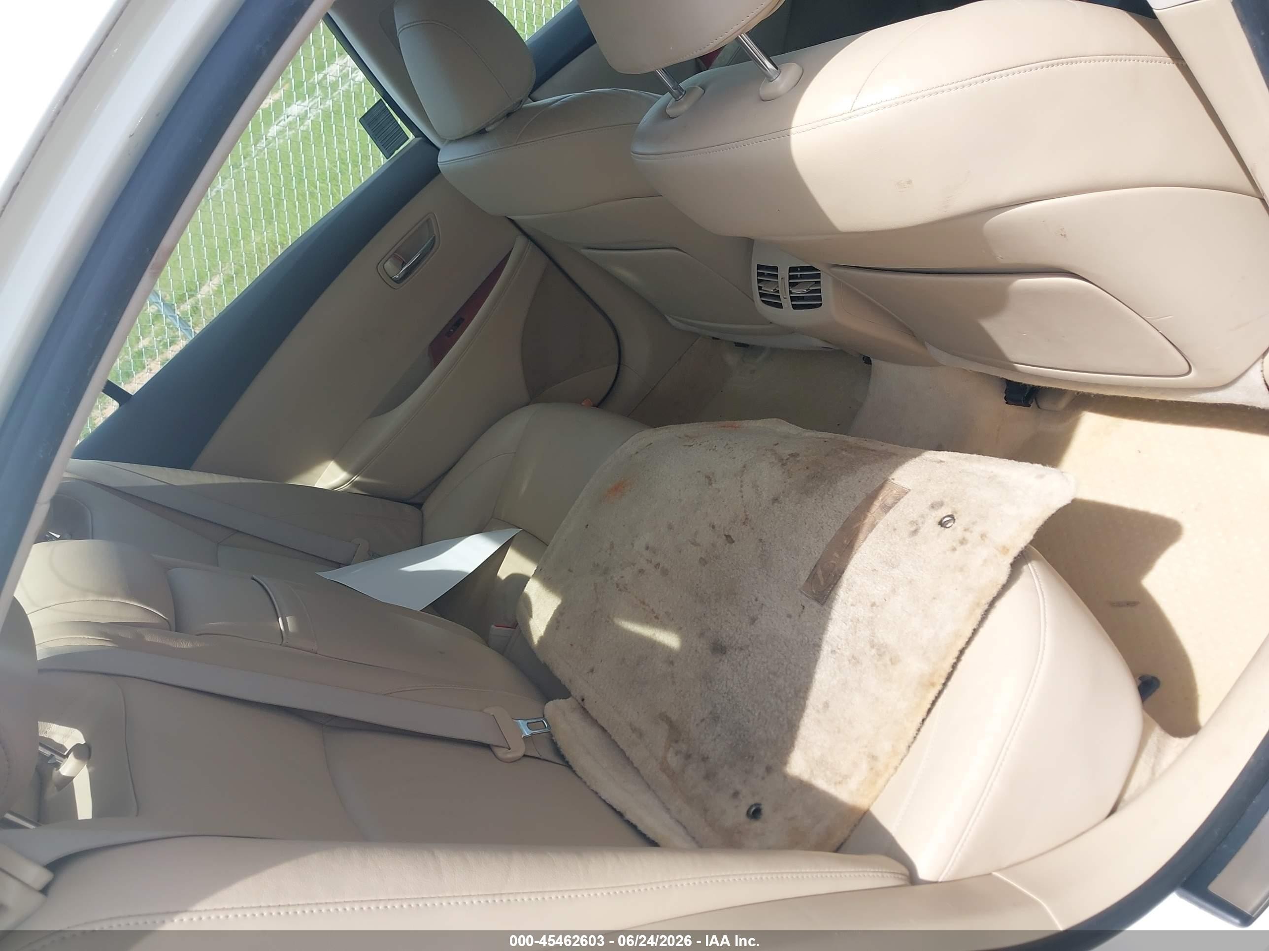 2007 Lexus Es 350   Белый vin: JTHBJ46G172001771