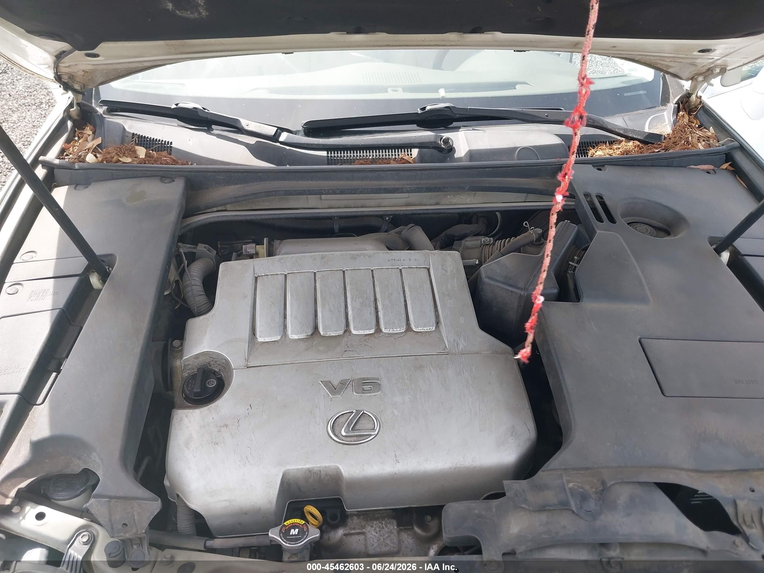 2007 Lexus Es 350   Белый vin: JTHBJ46G172001771